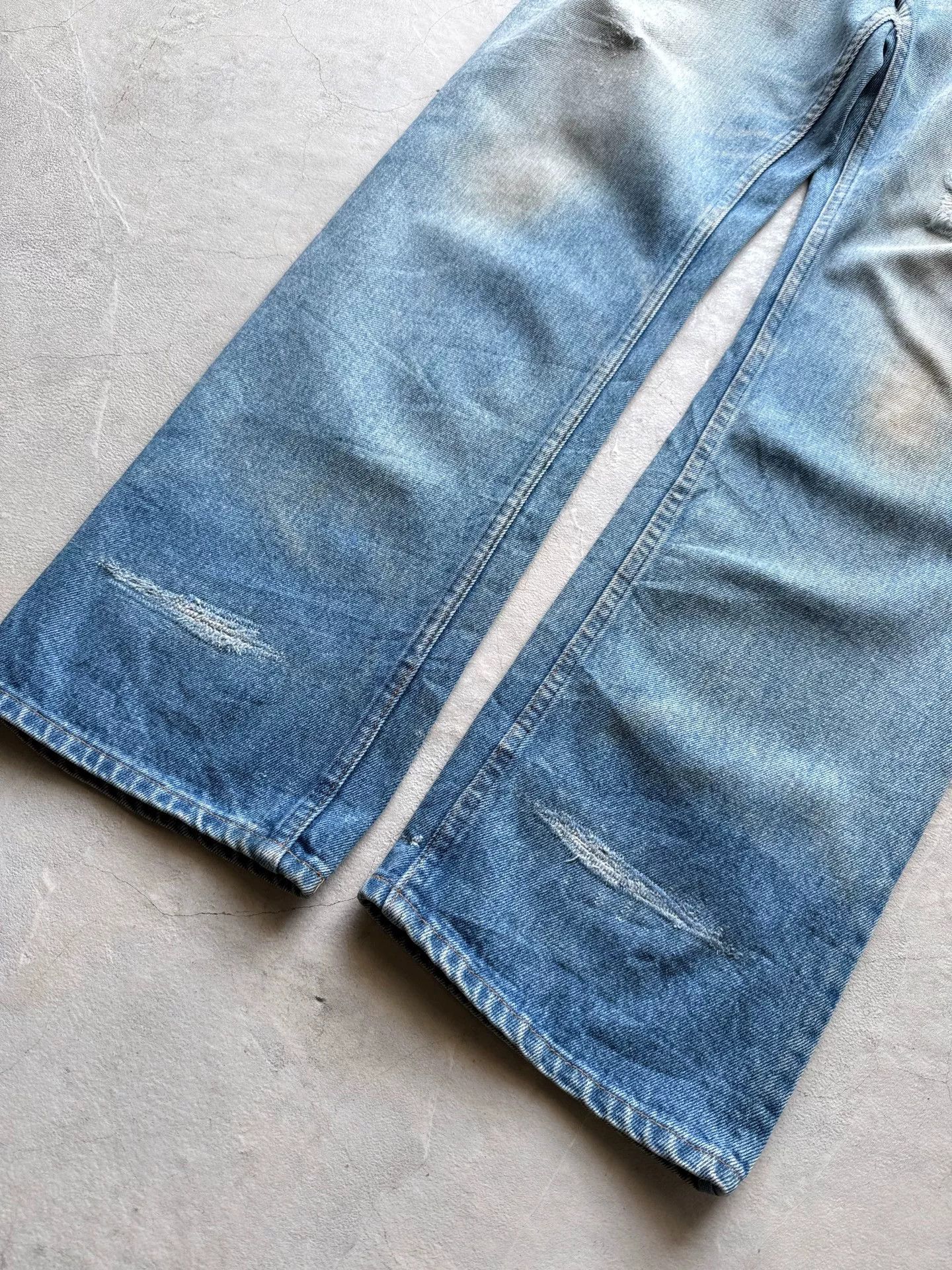 Vintage Vintage 60s JC Penney Distressed Straight Jeans Size US 36 / EU 52 - 2 Thumbnail