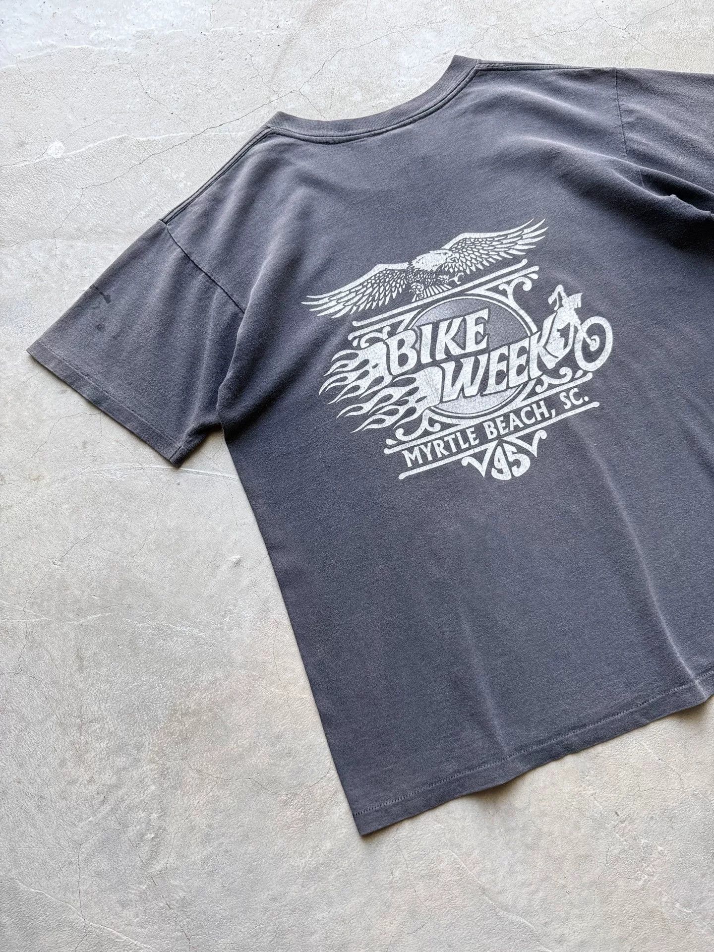 Vintage Vintage 1995 Myrtle Beach Bike Week Tee Size US L / EU 52-54 / 3 - 6 Thumbnail