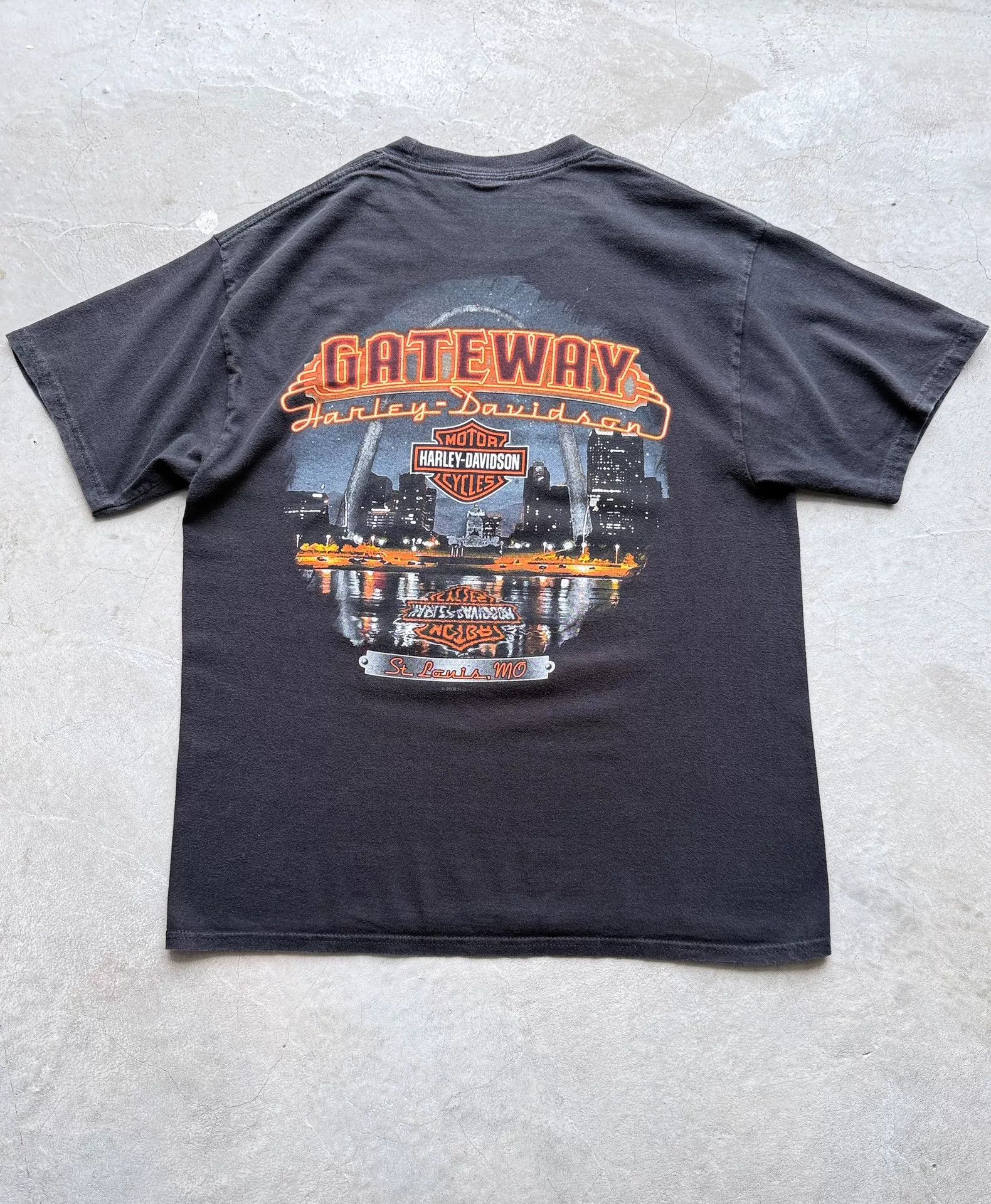 Vintage Vintage 2008 Harley Davidson Gateway Tee Size US M / EU 48-50 / 2 - 5 Thumbnail