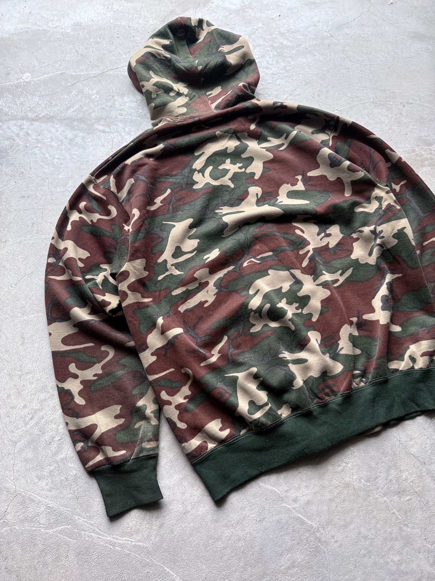 Vintage Vintage 70s Camouflage Zip Hoodie Size US L / EU 52-54 / 3 - 9 Thumbnail