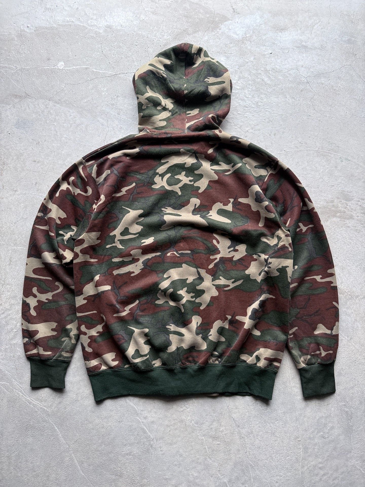 Vintage Vintage 70s Camouflage Zip Hoodie Size US L / EU 52-54 / 3 - 8 Thumbnail