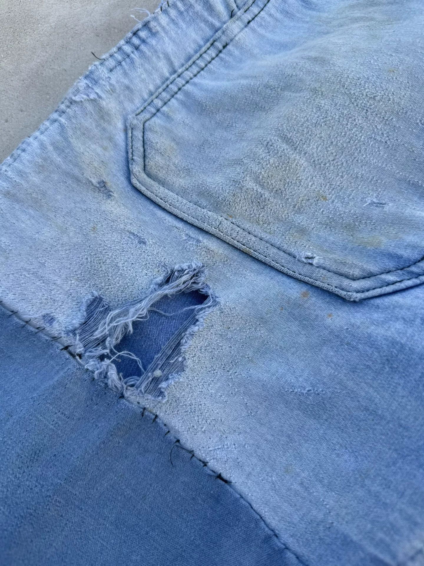 Vintage Vintage 50s French Moleskin Work Pants Size US 32 / EU 48 - 3 Thumbnail