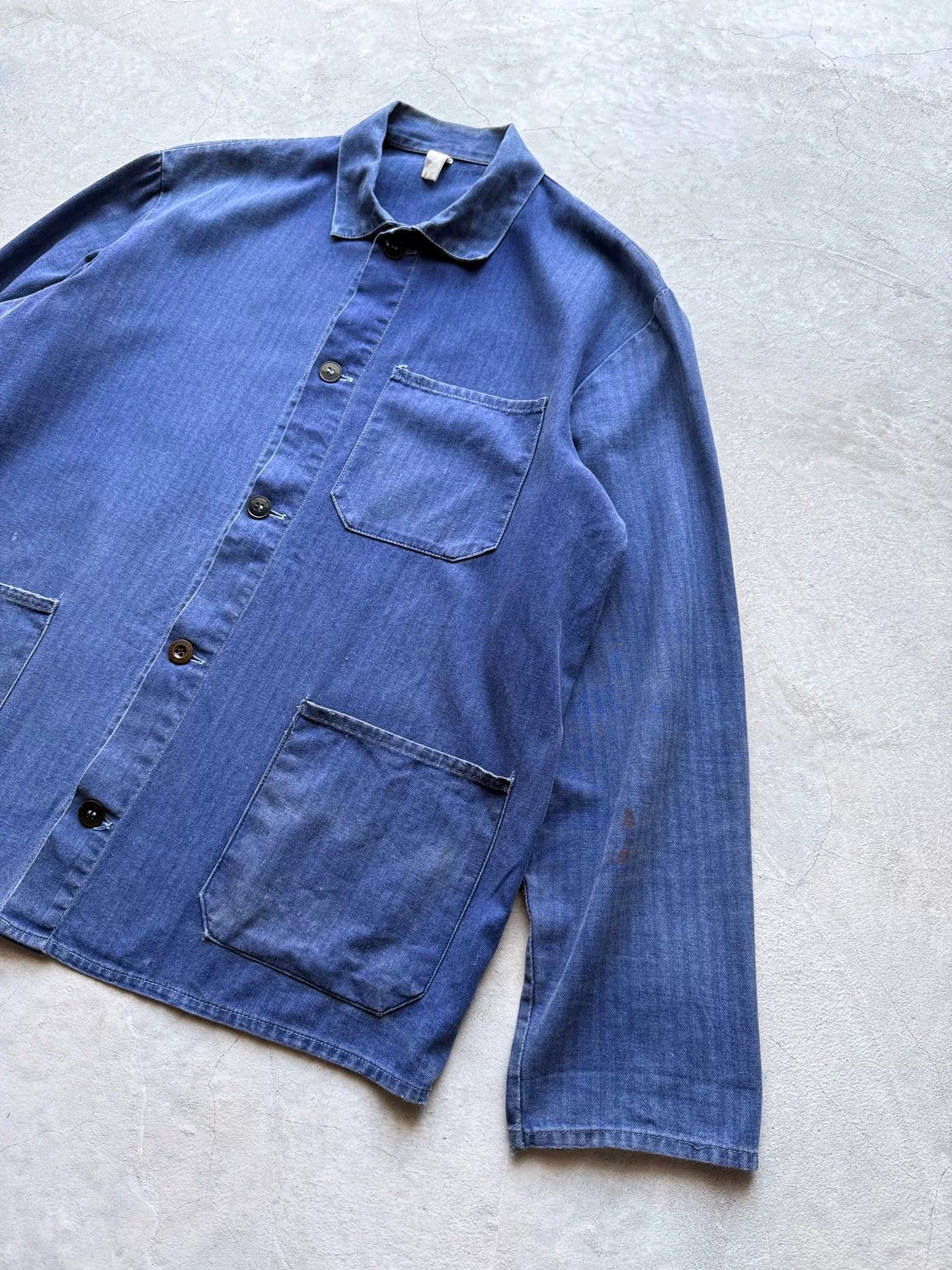 Vintage Vintage 80s French 3-Pocket Work Jacket Size US L / EU 52-54 / 3 - 4 Thumbnail