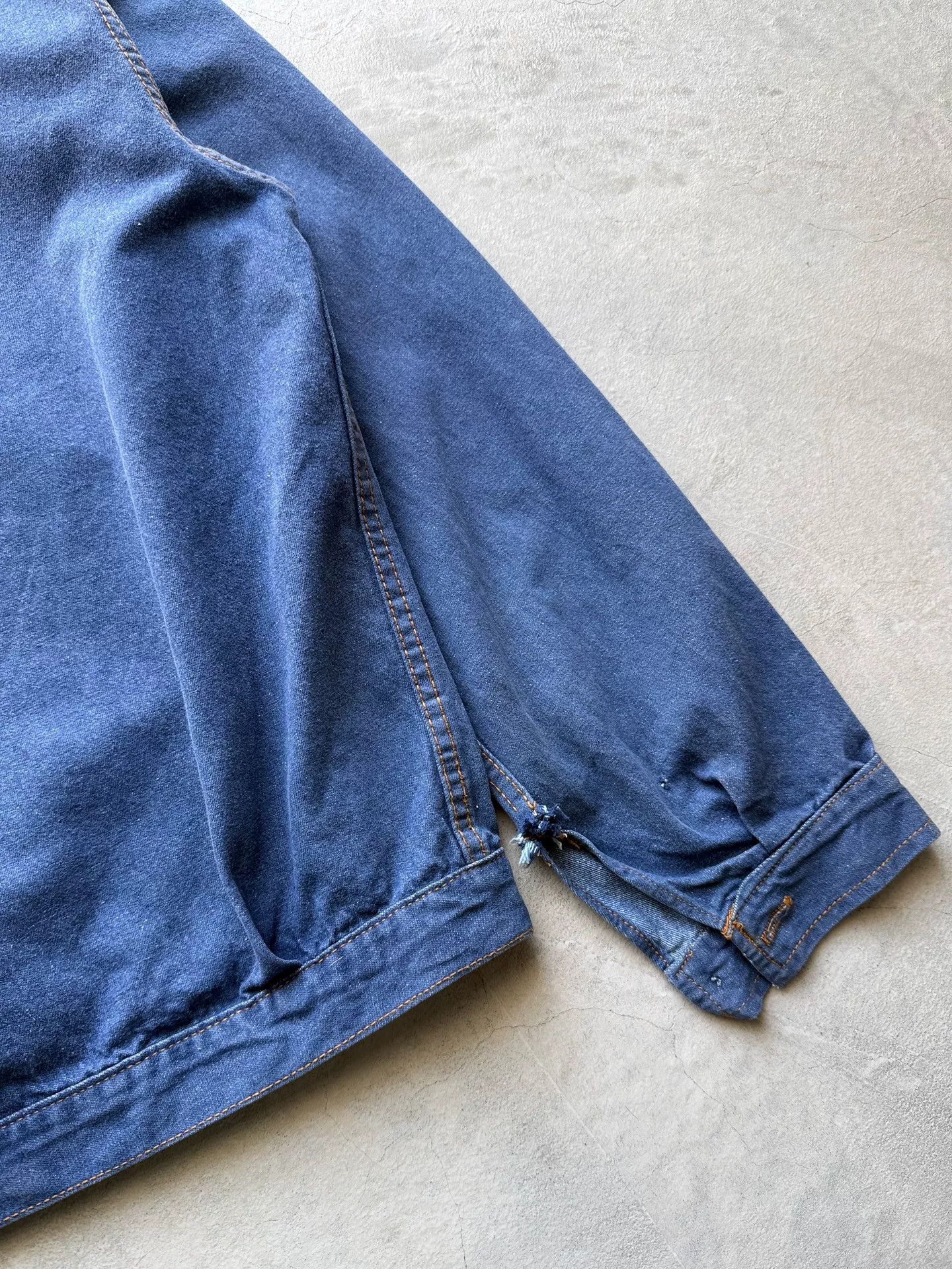Vintage Vintage 60s Italian Denim Work Jacket Size US L / EU 52-54 / 3 - 9 Thumbnail