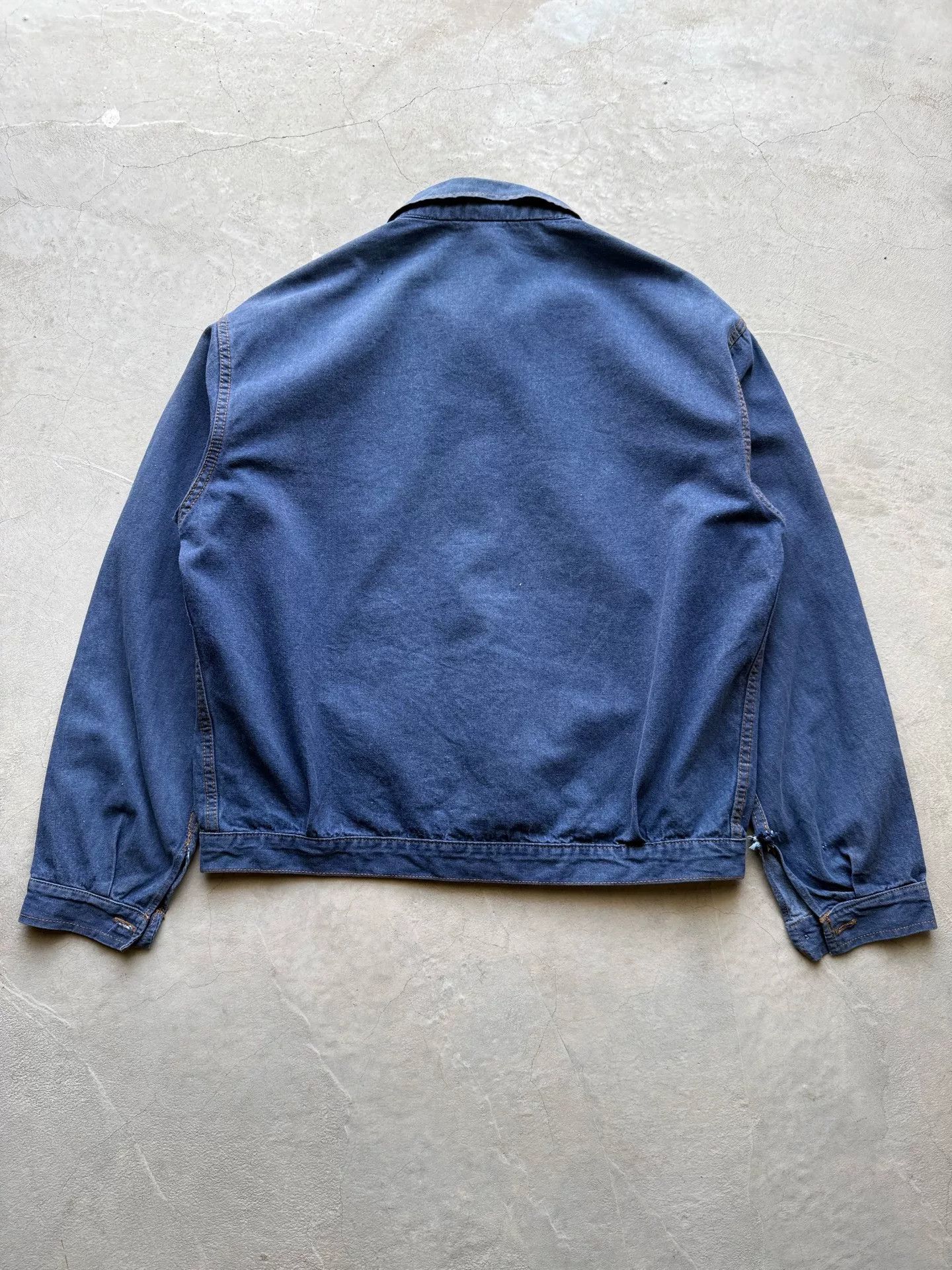 Vintage Vintage 60s Italian Denim Work Jacket Size US L / EU 52-54 / 3 - 6 Thumbnail