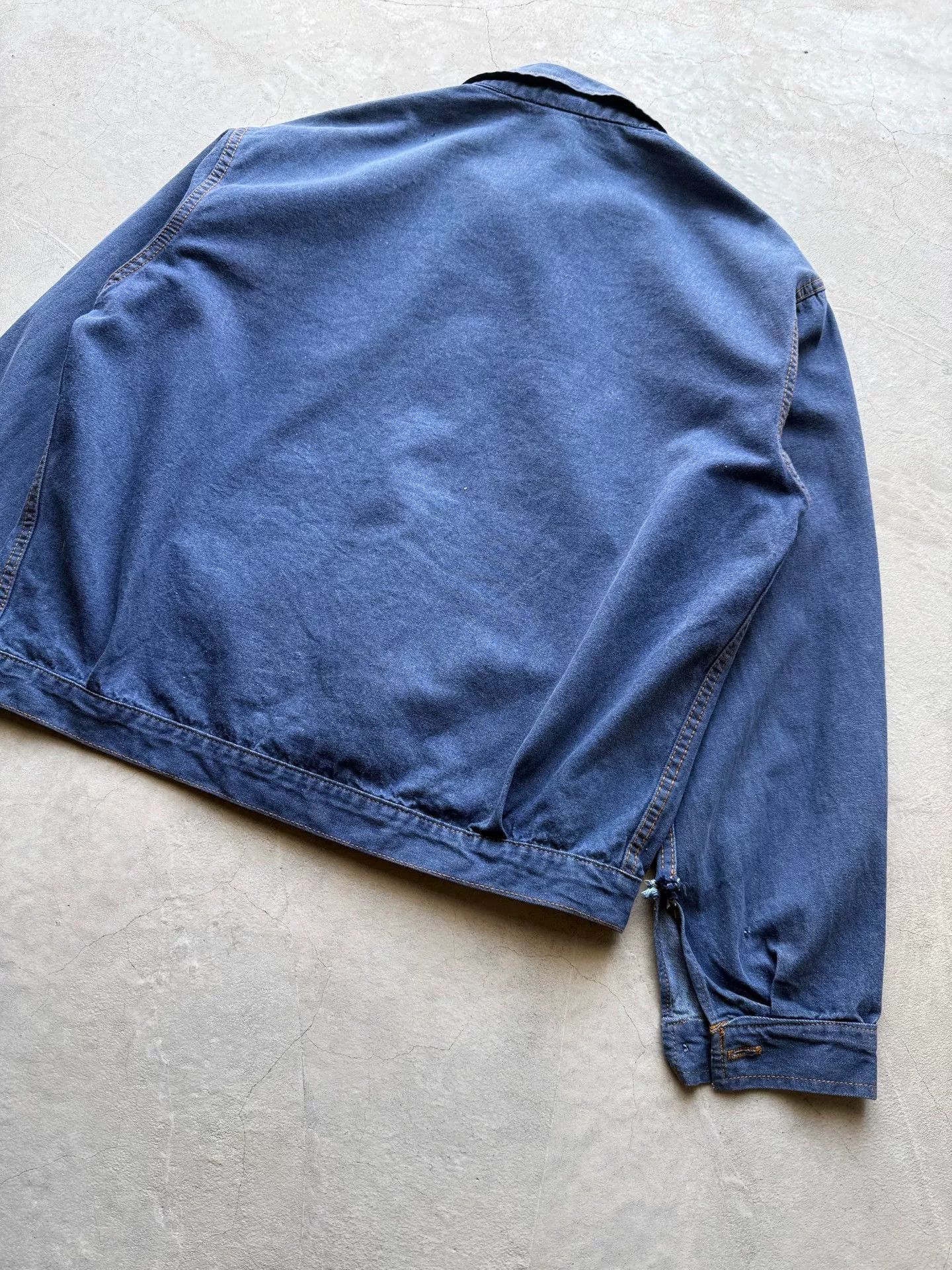 Vintage Vintage 60s Italian Denim Work Jacket Size US L / EU 52-54 / 3 - 7 Thumbnail