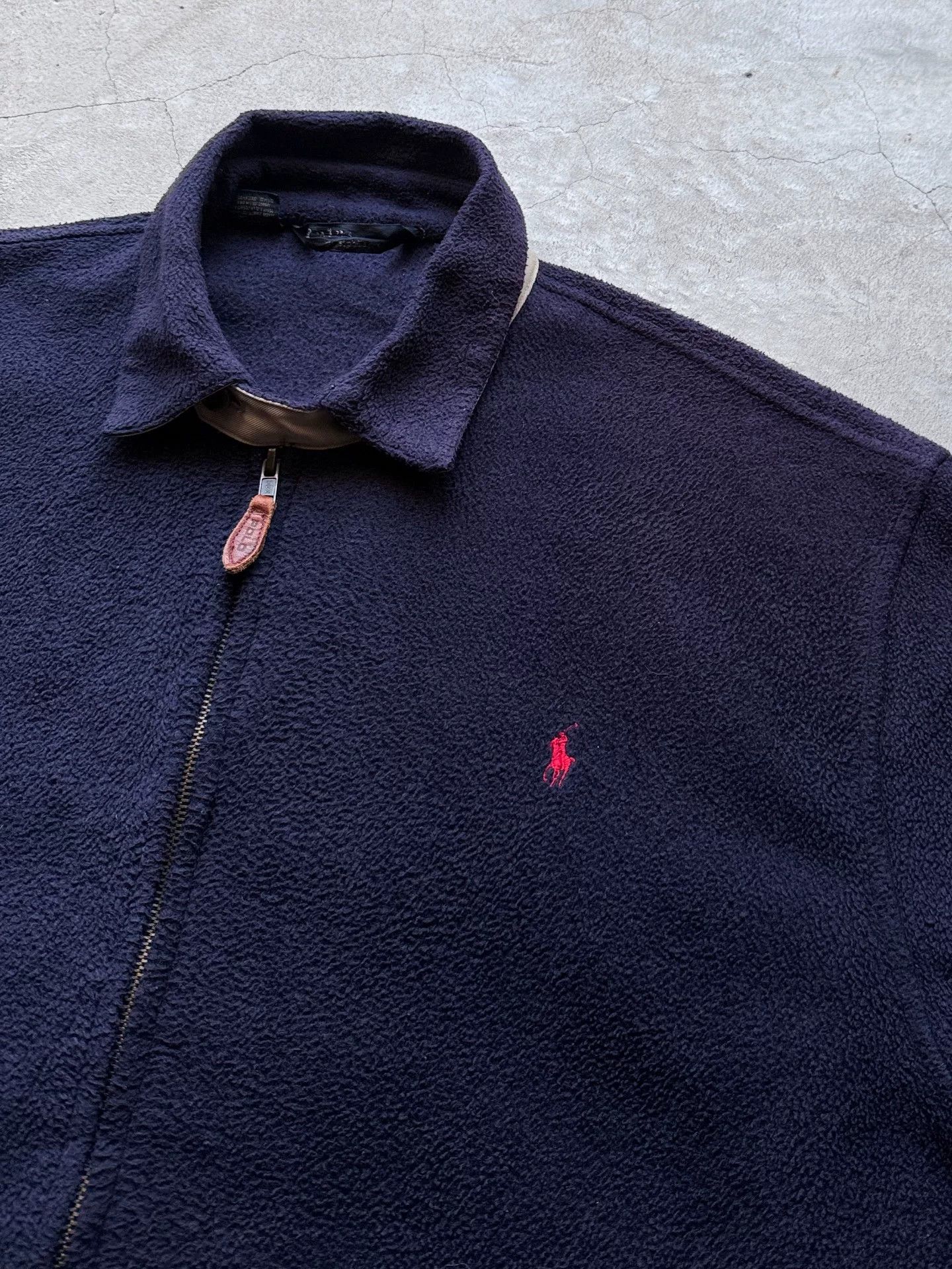 Vintage Vintage 90s Polo Ralph Lauren Fleece Jacket Size US L / EU 52-54 / 3 - 3 Thumbnail