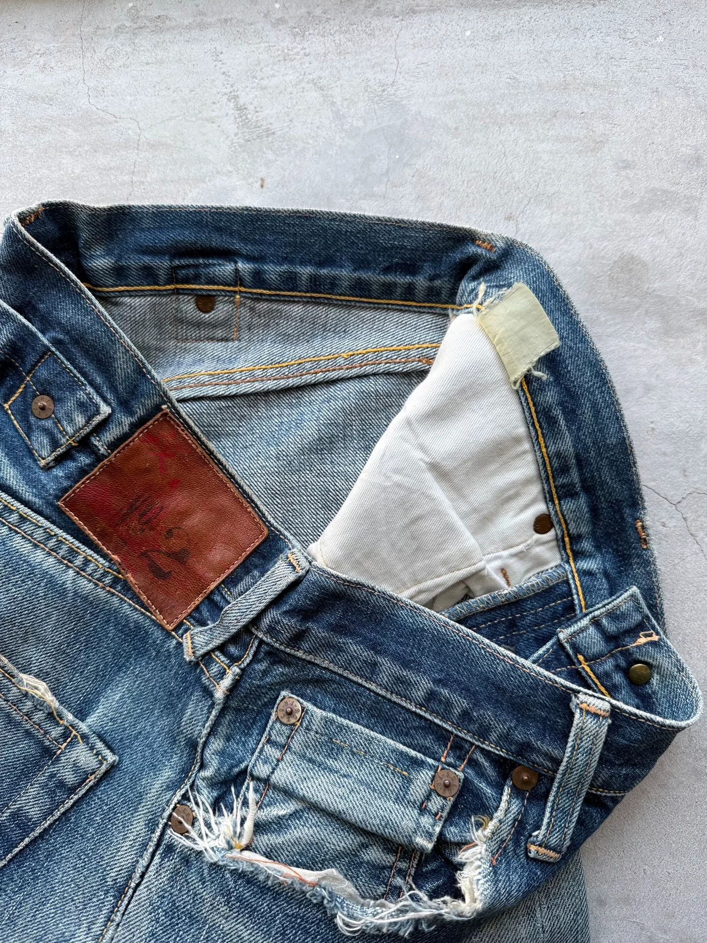 Vintage Vintage 90s Evisu No.2 Jeans Size US 32 / EU 48 - 5 Thumbnail