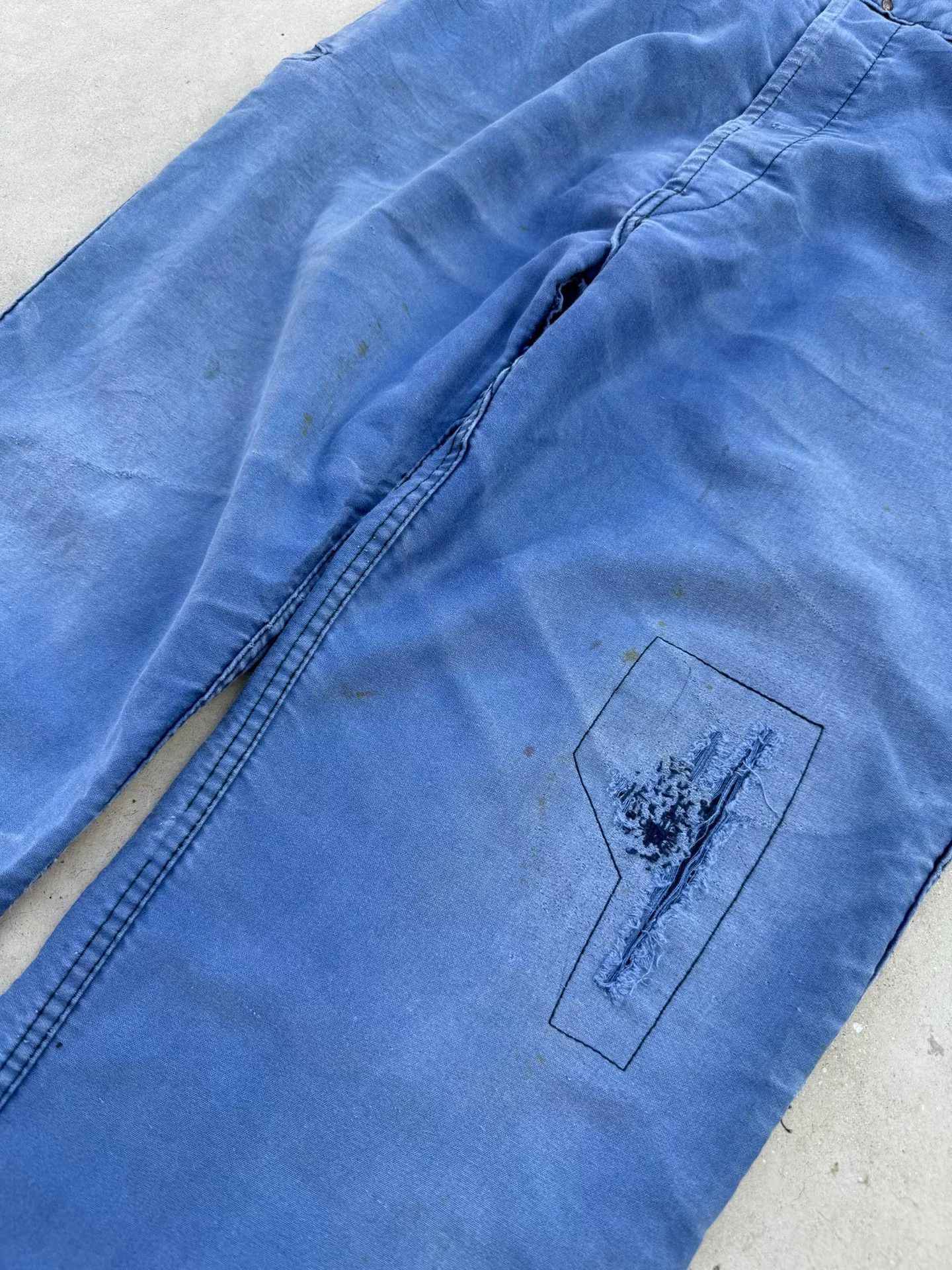 Vintage Vintage 50s French Moleskin Work Pants Size US 36 / EU 52 - 2 Thumbnail