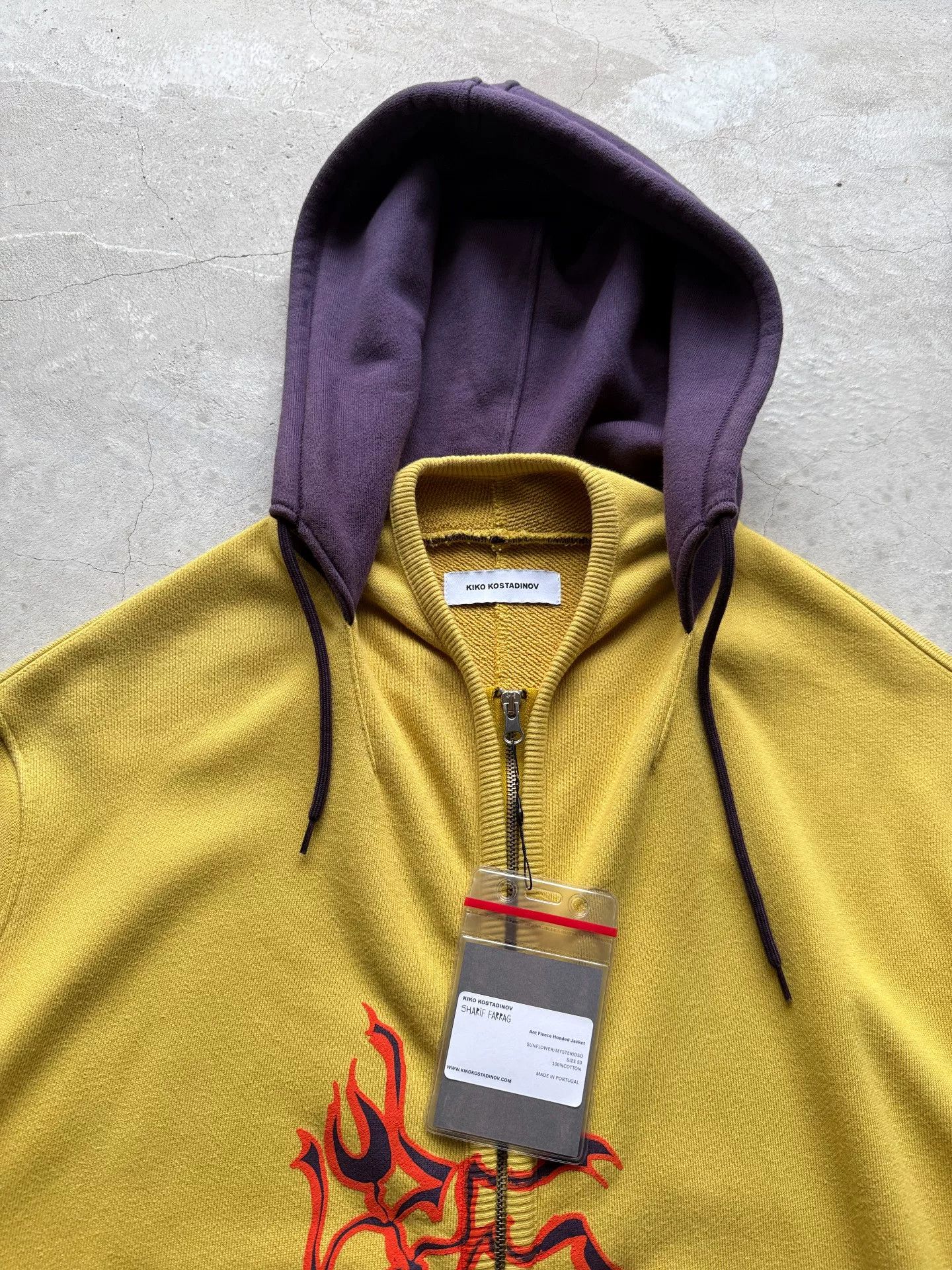 Kiko Kostadinov Kiko Kostadinov Sharif Farrag Printed Hoodie Size US L / EU 52-54 / 3 - 4 Thumbnail