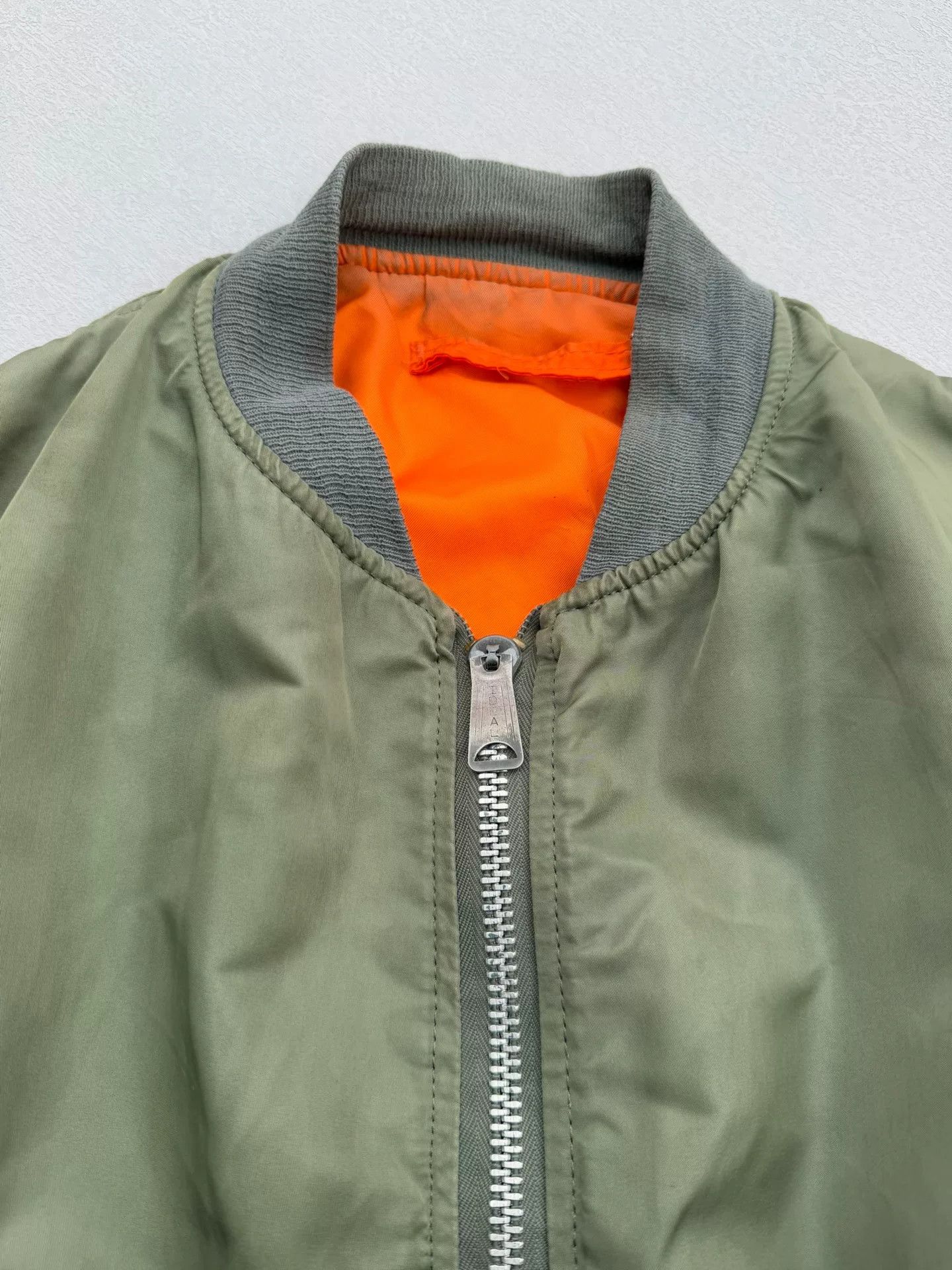 Vintage Vintage 80s Alpha USAF MA-1 Bomber Jacket Size US L / EU 52-54 / 3 - 4 Thumbnail