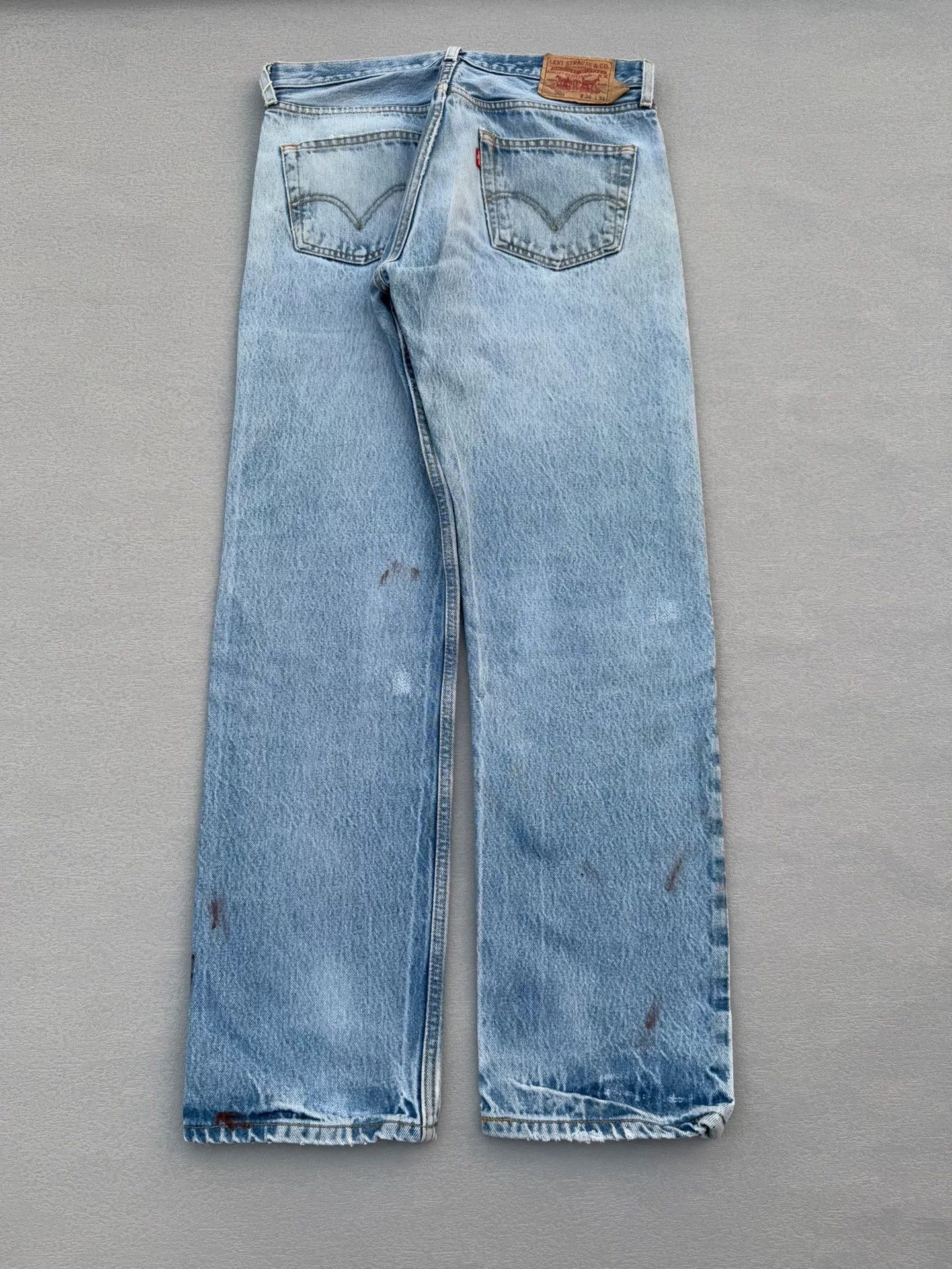 Vintage Vintage 00s Levi's 501 Remake Jeans Size US 34 / EU 50 - 6 Thumbnail