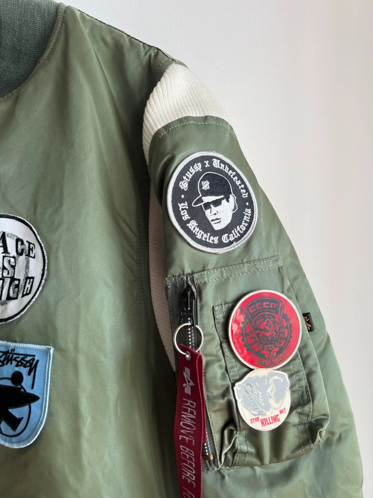 Stussy Stussy 25th Alpha Ma-1 Bomber Jacket Size US L / EU 52-54 / 3 - 6 Thumbnail