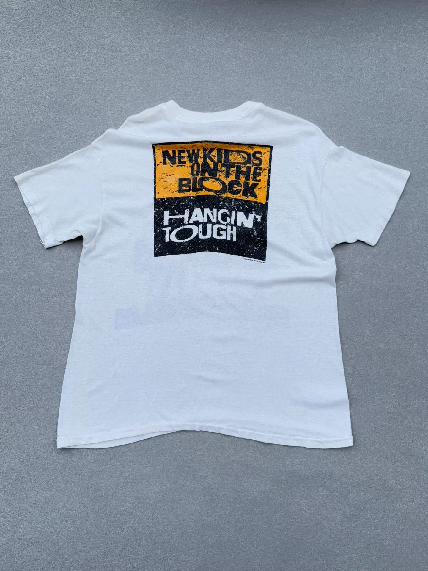 Vintage Vintage 80s New Kids on the Block Band Tee Size US XL / EU 56 / 4 - 7 Thumbnail