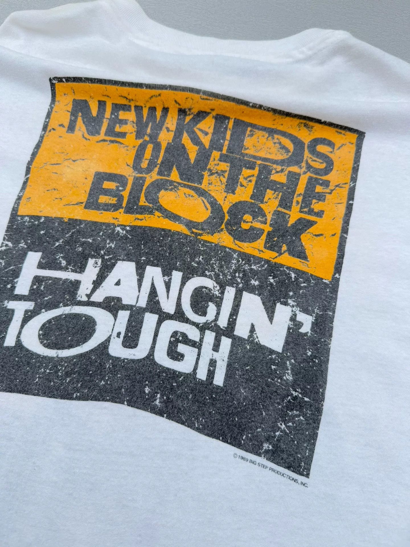 Vintage Vintage 80s New Kids on the Block Band Tee Size US XL / EU 56 / 4 - 6 Thumbnail