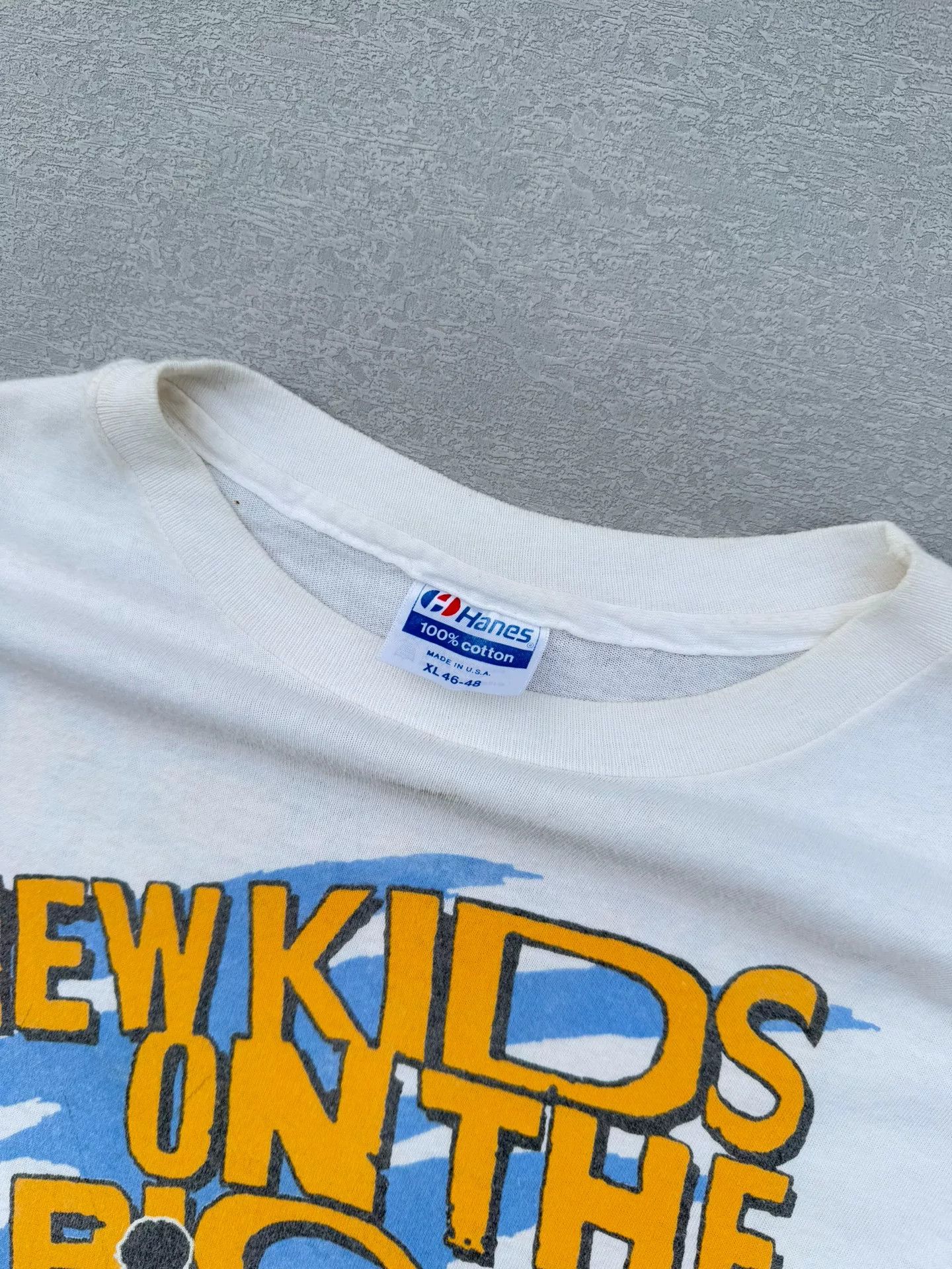Vintage Vintage 80s New Kids on the Block Band Tee Size US XL / EU 56 / 4 - 4 Thumbnail