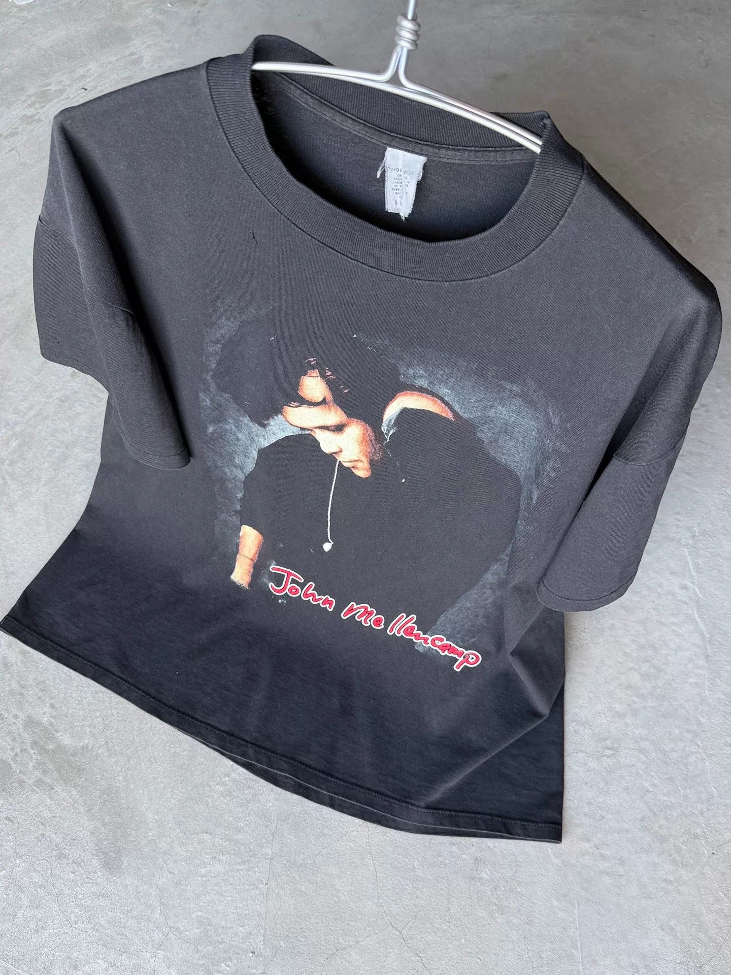 Vintage Vintage 90s John Mellencamp Concert Tee Size US XL / EU 56 / 4 - 7 Thumbnail