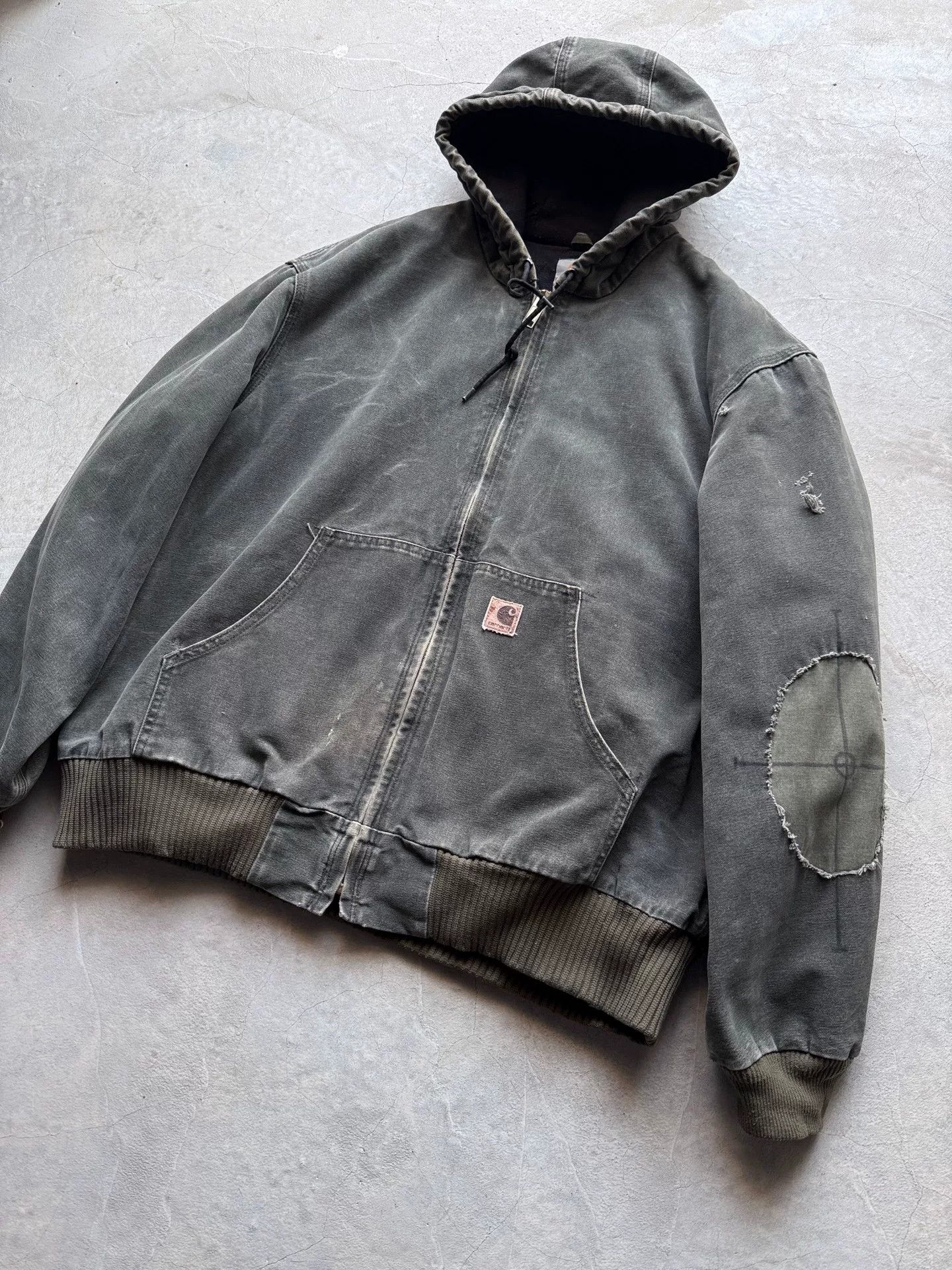 Vintage Vintage 00s Carhartt J68 ARG Jacket Size US XL / EU 56 / 4 - 2 Thumbnail