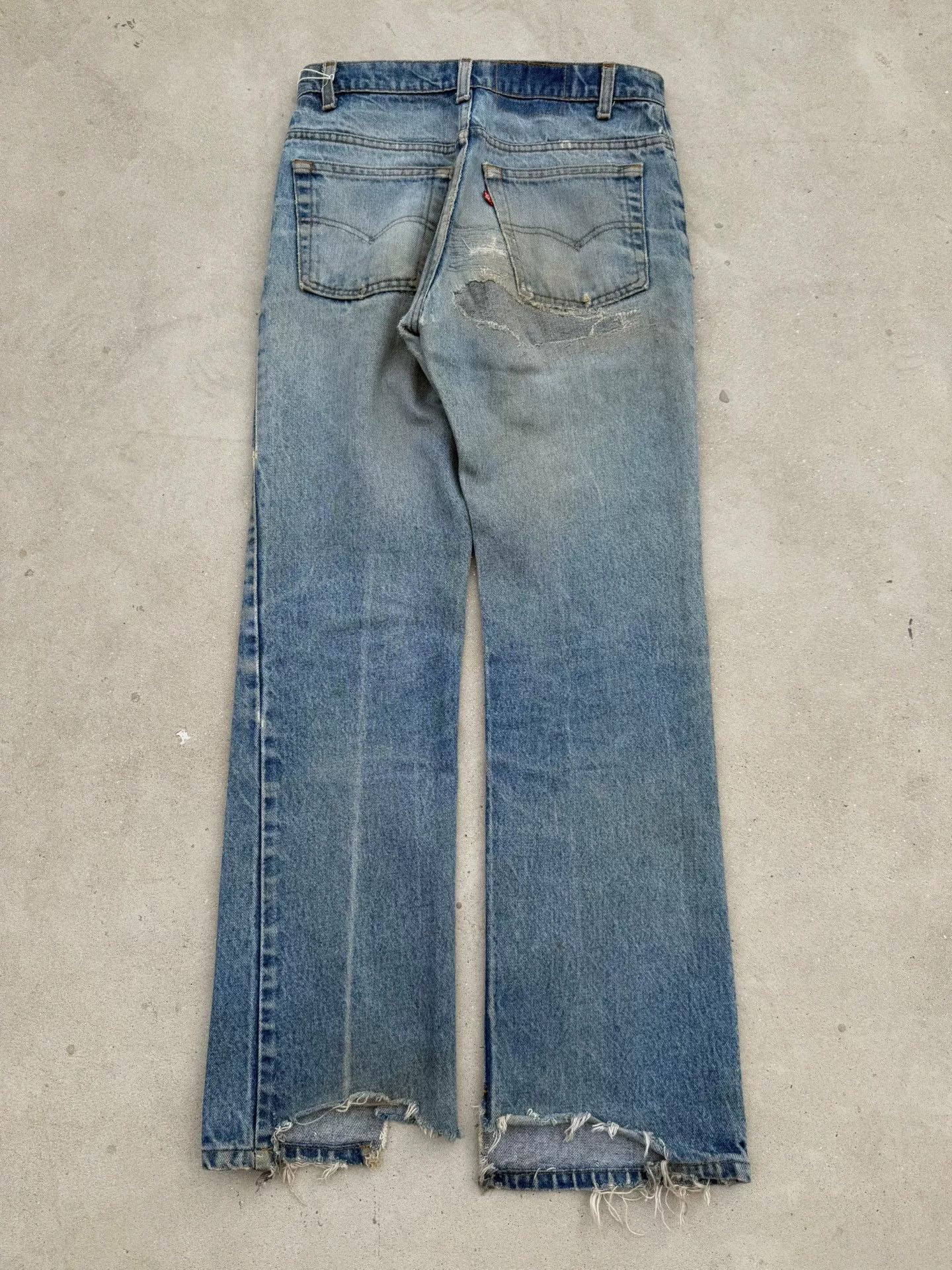 Vintage Vintage 70s Levis 517 Flared Jeans Size US 30 / EU 46 - 6 Thumbnail