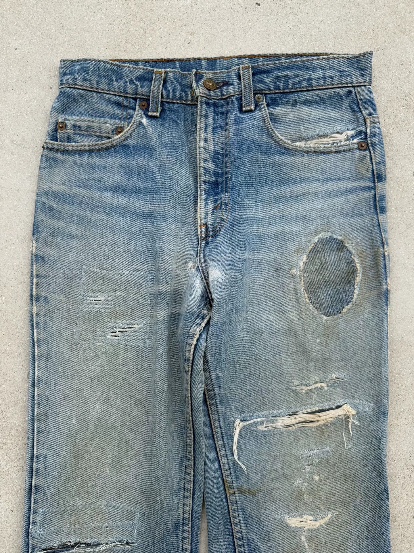 Vintage Vintage 70s Levis 517 Flared Jeans Size US 30 / EU 46 - 5 Thumbnail
