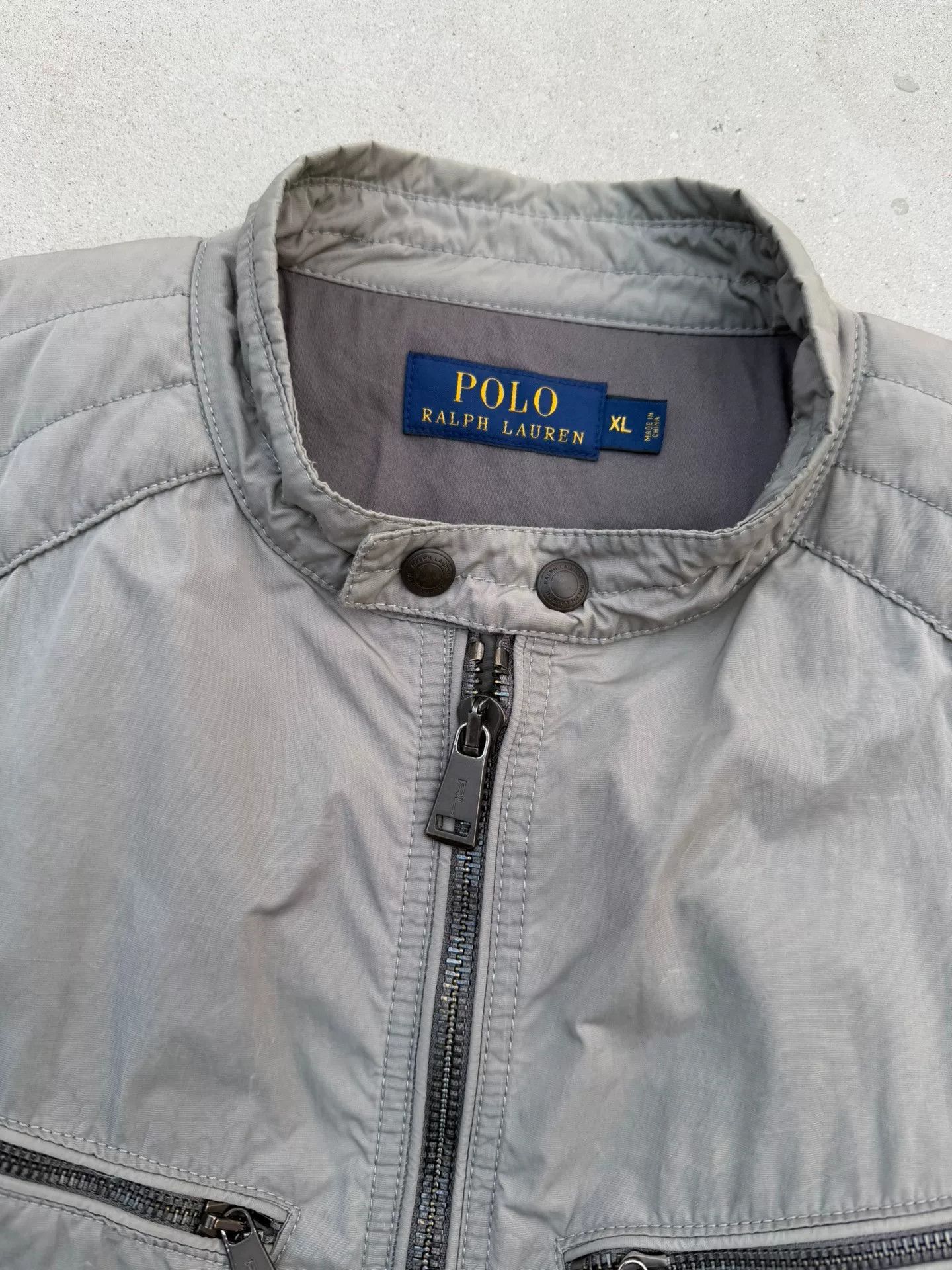 Vintage Vintage Ralph Lauren Blue Label Biker Jacket Size US XL / EU 56 / 4 - 2 Thumbnail