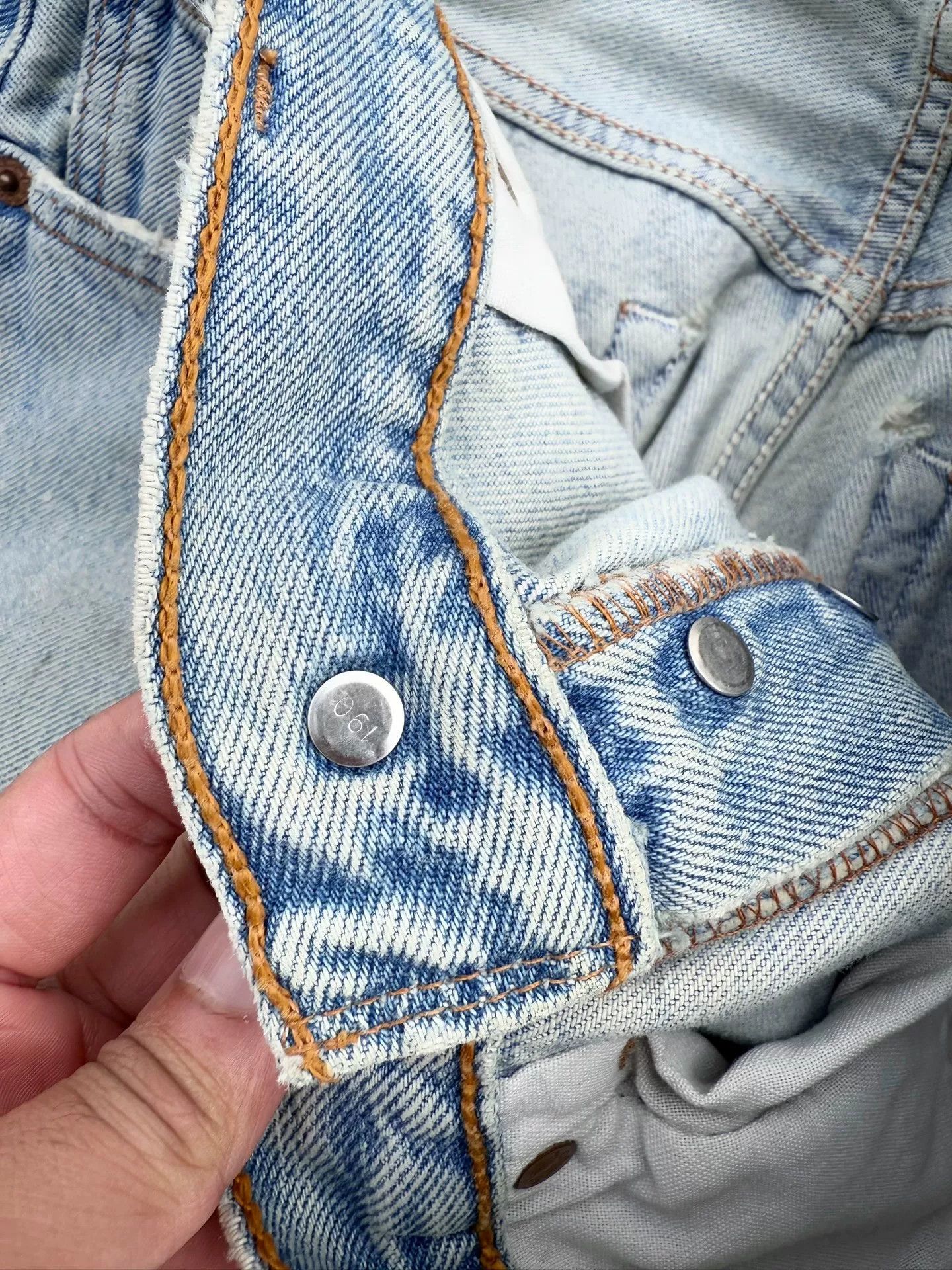 Vintage Vintage 00s Levi's 501 Straight Jeans Size 32" / US 10 / IT 46 - 9 Thumbnail