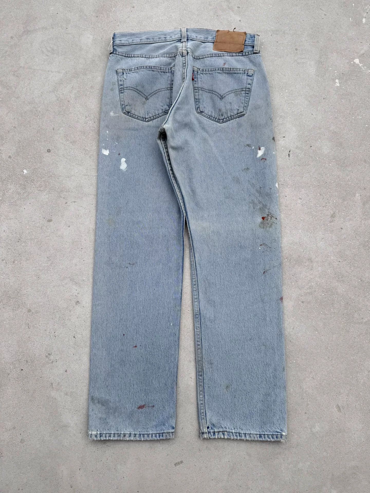 Vintage Vintage 00s Levi's 501 Straight Jeans Size 32" / US 10 / IT 46 - 6 Thumbnail