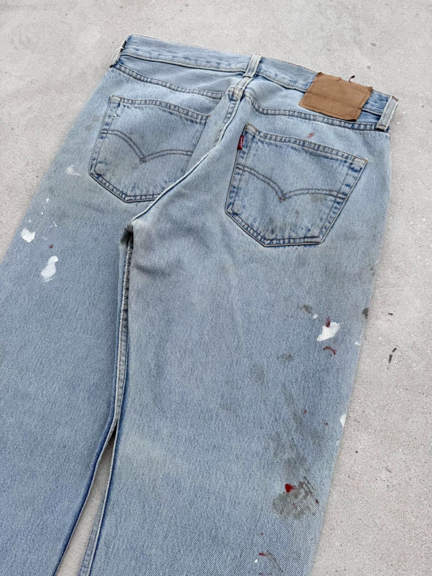 Vintage Vintage 00s Levi's 501 Straight Jeans Size 32" / US 10 / IT 46 - 7 Thumbnail