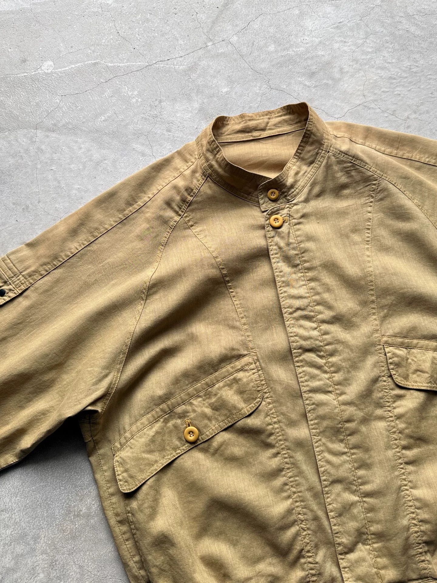 Vintage Vintage 90s Cotton-linen Blend Jacket Size US L / EU 52-54 / 3 - 5 Thumbnail