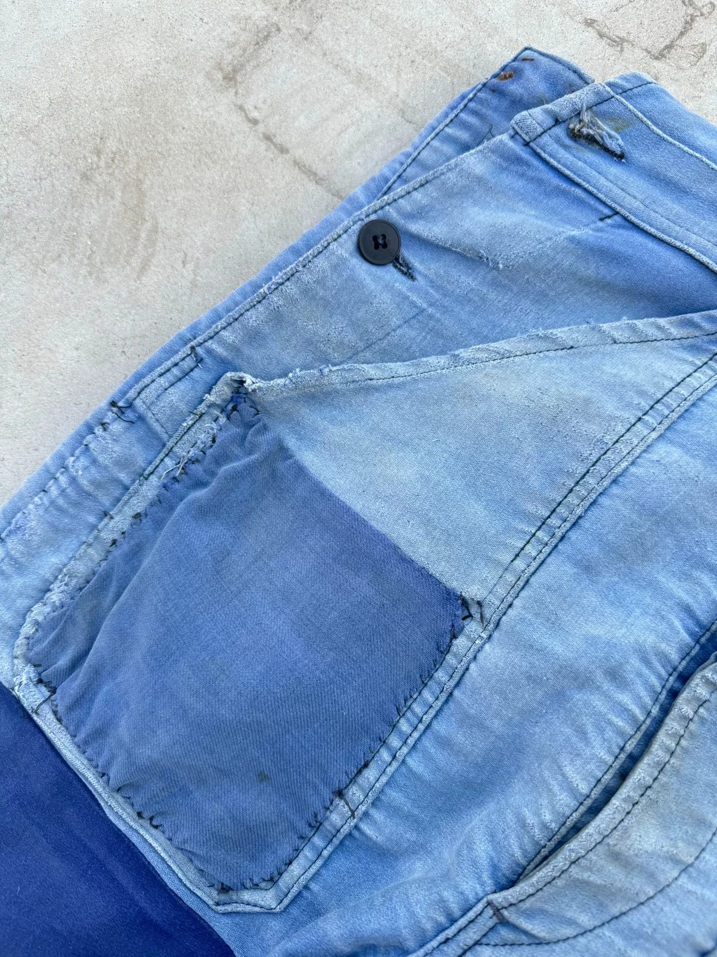 Vintage Vintage 50s French Work Overalls Size US 28 / EU 44 - 3 Thumbnail