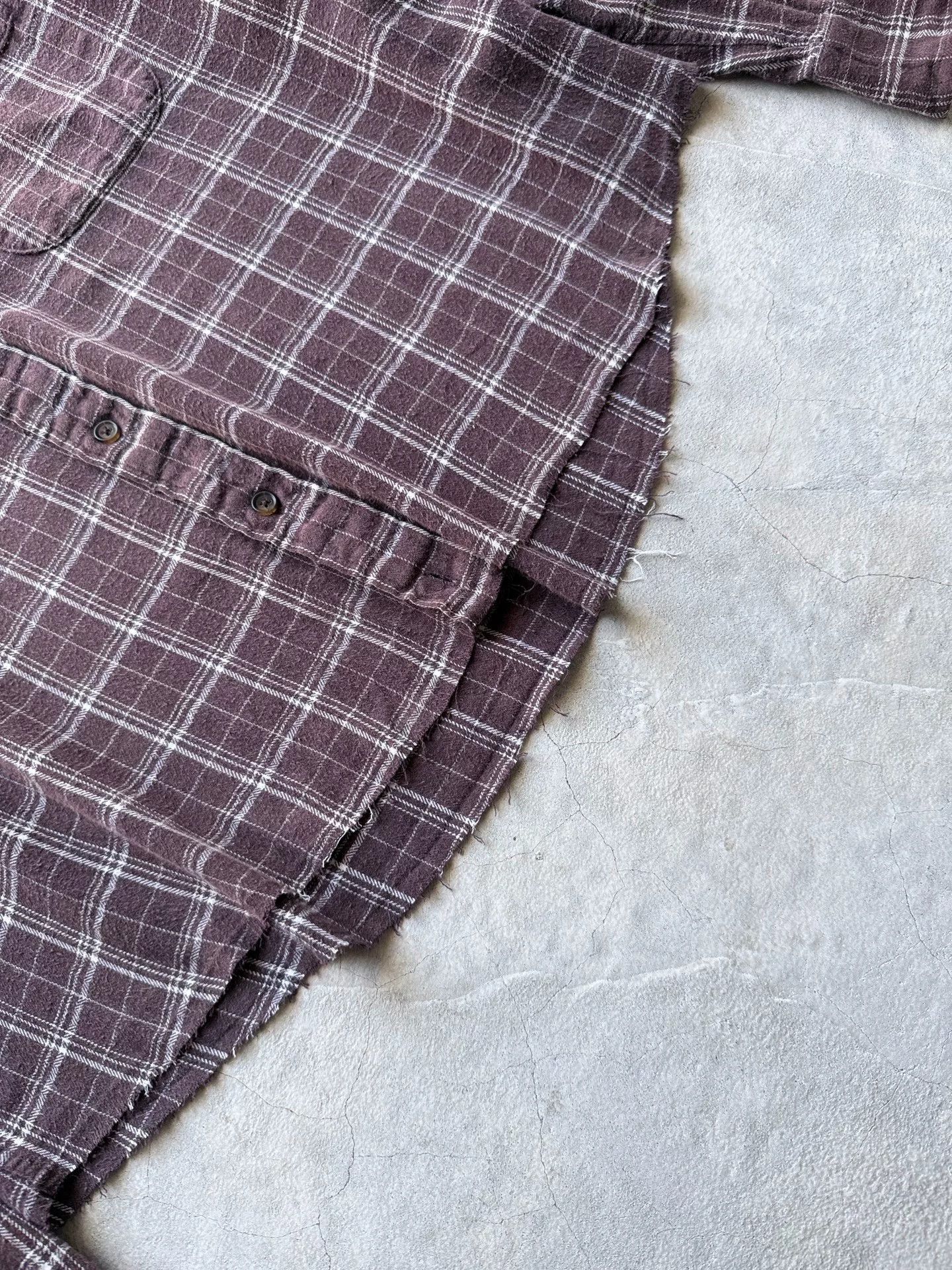 Vintage Vintage 90s Saddlebred Plaid Shirt Size US XL / EU 56 / 4 - 4 Thumbnail