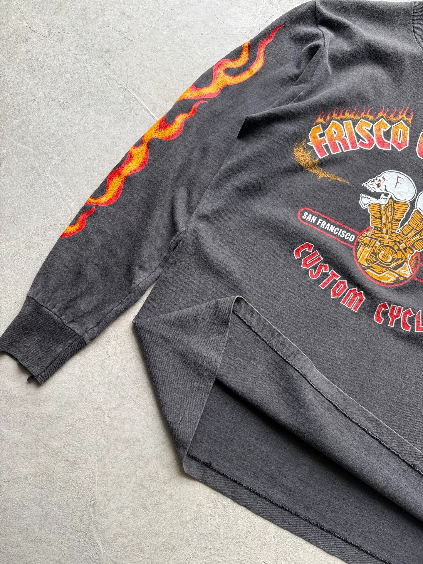 Vintage Vintage 80s Frisco Choppers Long Sleeve Tee Size US M / EU 48-50 / 2 - 4 Thumbnail