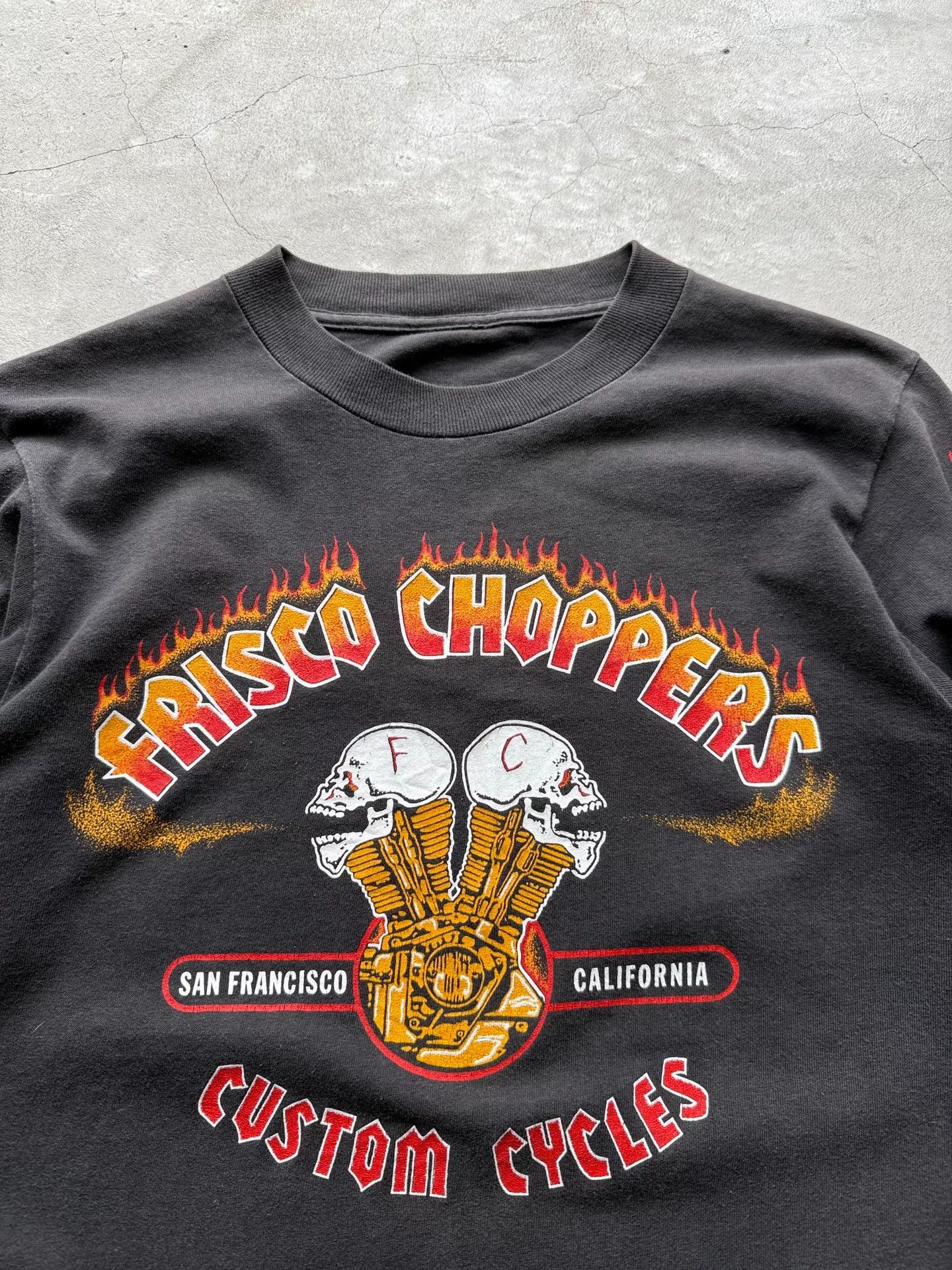 Vintage Vintage 80s Frisco Choppers Long Sleeve Tee Size US M / EU 48-50 / 2 - 3 Thumbnail