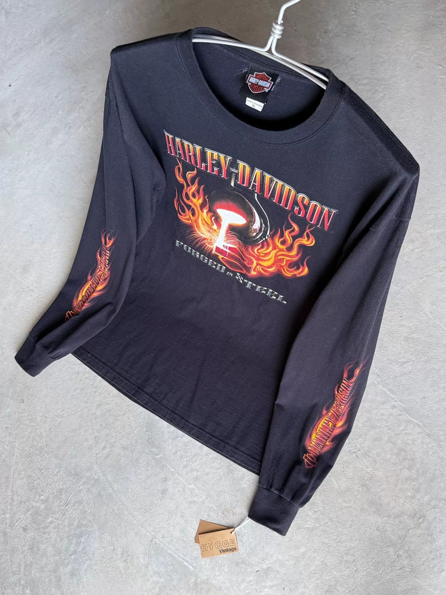 Vintage Vintage 00s Harley Davidson Yellowstone Choppers Tee Size US XL / EU 56 / 4 - 8 Thumbnail