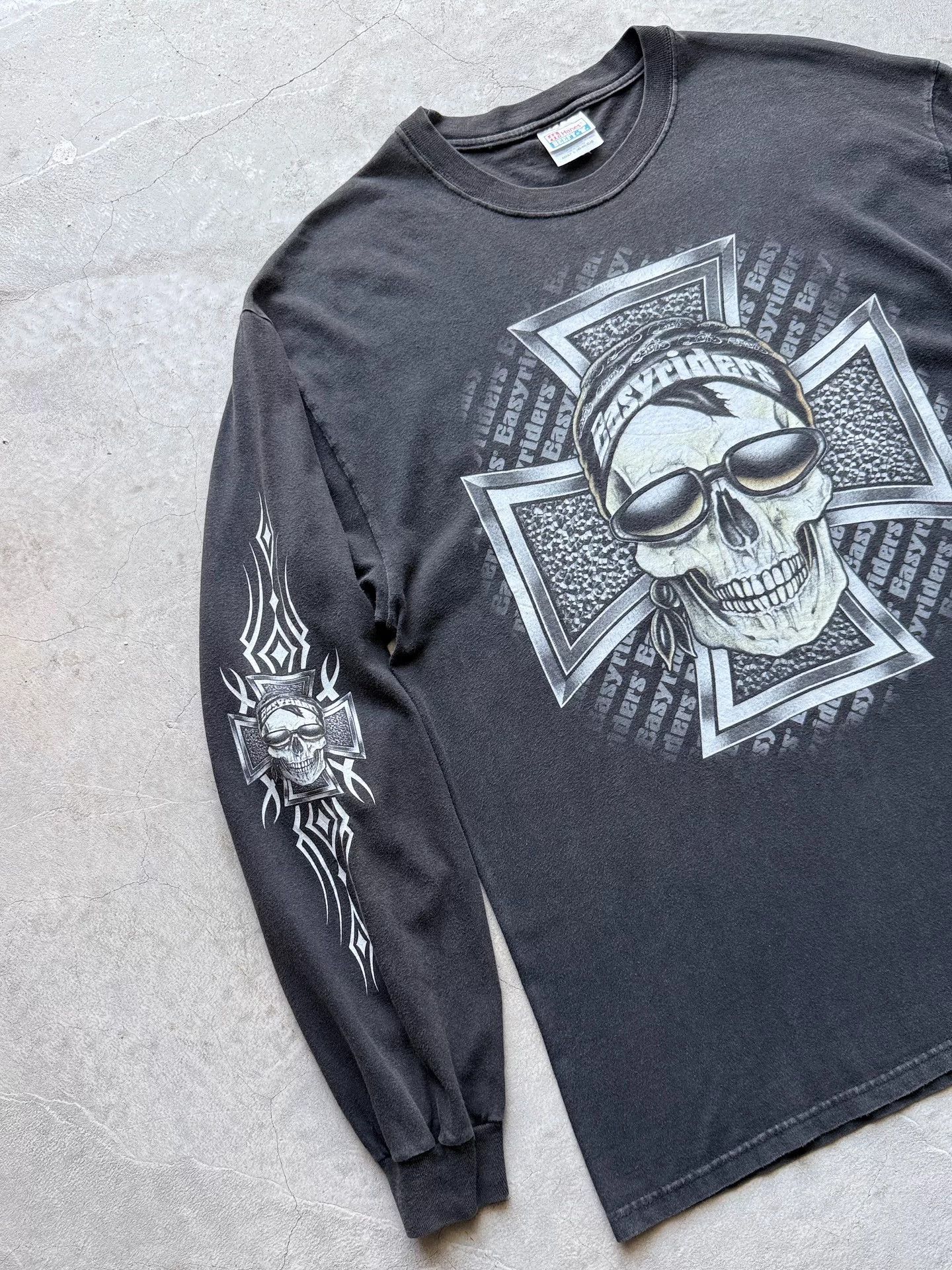 Vintage Vintage 00s Easyriders Choppers Long Sleeve Tee Size US L / EU 52-54 / 3 - 3 Thumbnail