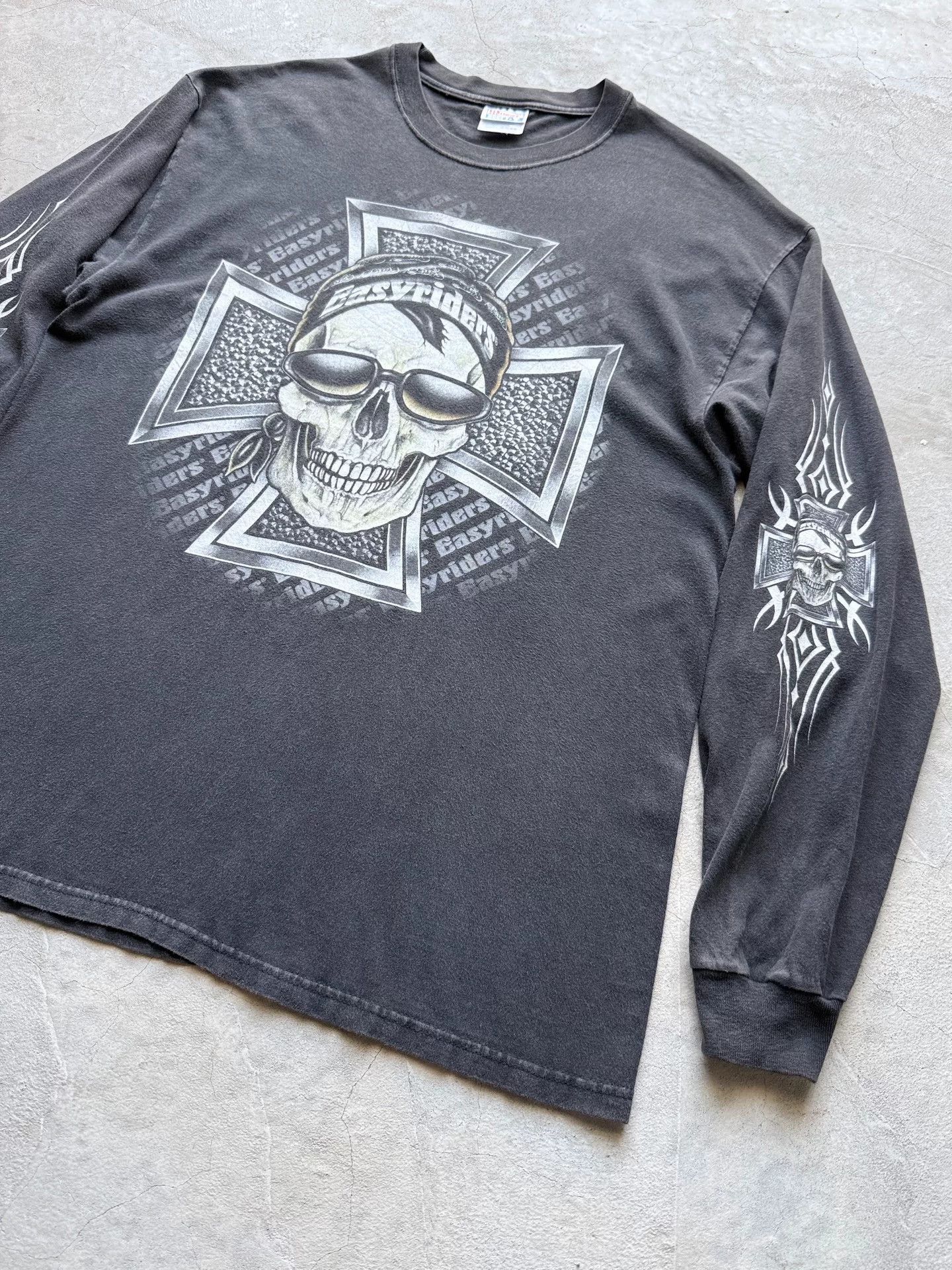 Vintage Vintage 00s Easyriders Choppers Long Sleeve Tee Size US L / EU 52-54 / 3 - 2 Thumbnail