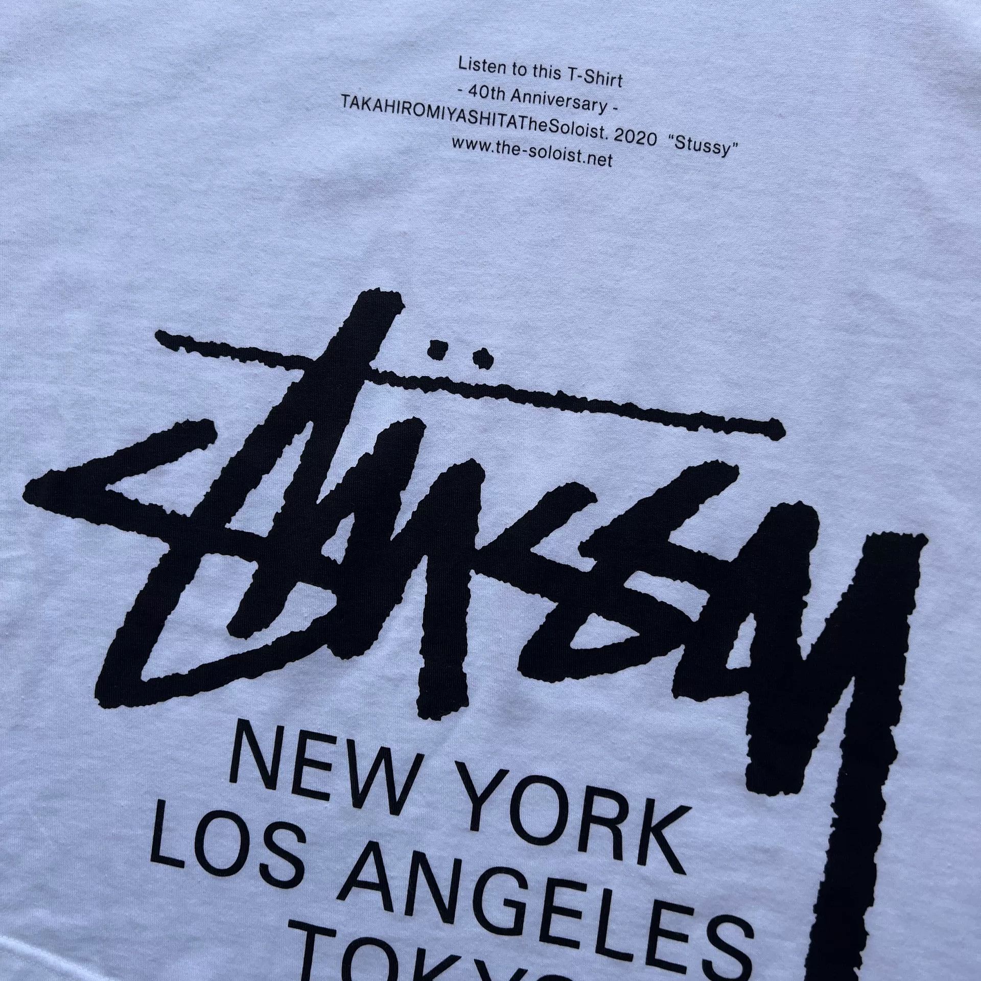 Takahiromiyashita The Soloist. Stussy 40th x Takahiro Miyashita T-Shirt Size US XL / EU 56 / 4 - 8 Thumbnail