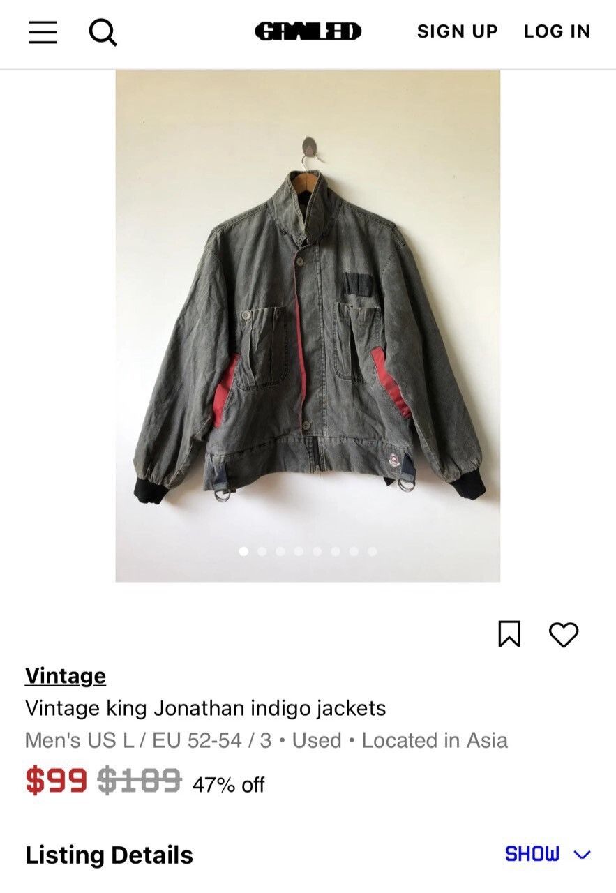 Vintage Vintage 90s King Jonathan Jacket Size US L / EU 52-54 / 3 - 9 Thumbnail