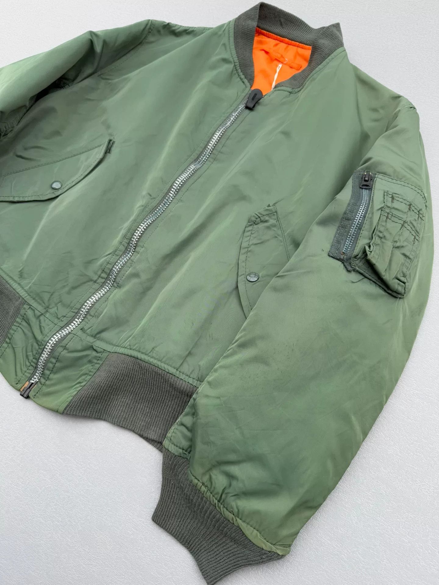 Vintage Vintage 90s Alpha USAF MA-1 Bomber Size US M / EU 48-50 / 2 - 2 Thumbnail