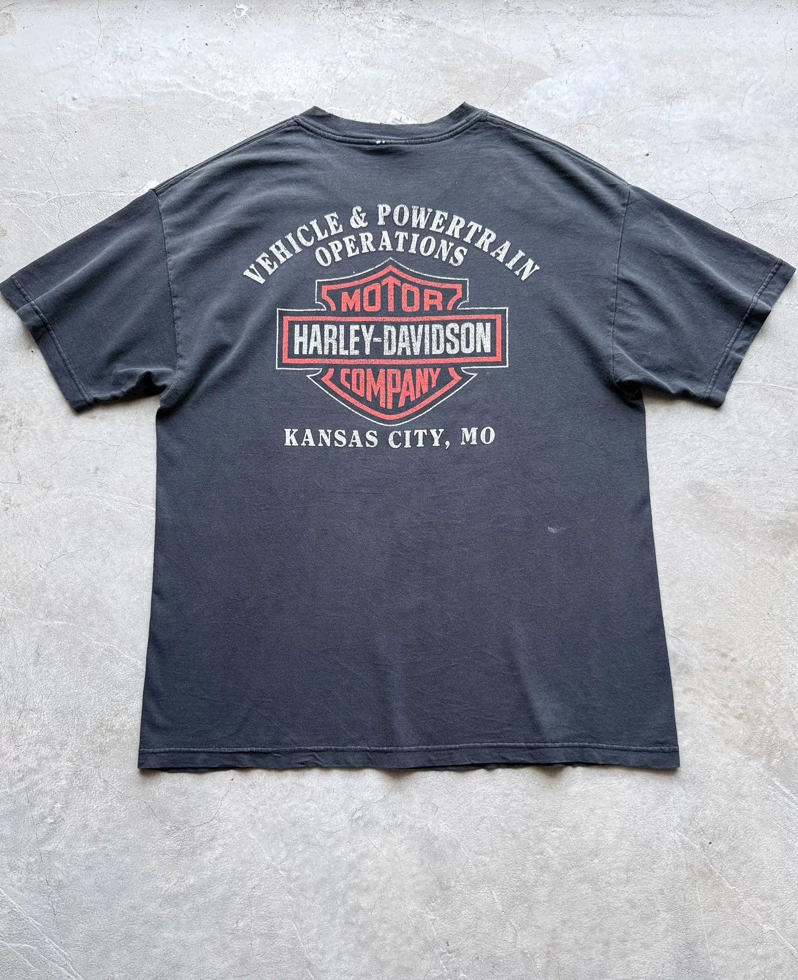 Vintage Vintage 2002 Harley Davidson Kansas Choppers Tee Size US L / EU 52-54 / 3 - 5 Thumbnail