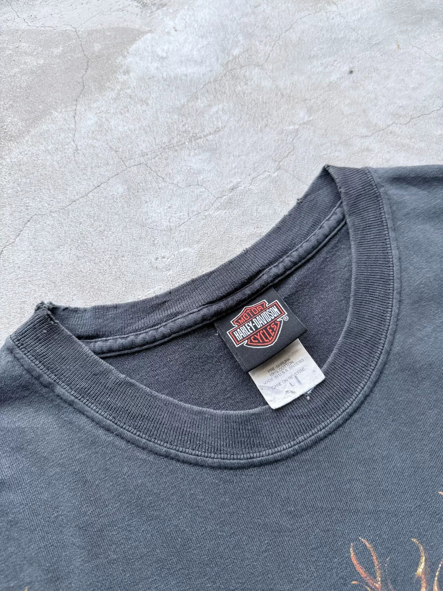 Vintage Vintage 2002 Harley Davidson Kansas Choppers Tee Size US L / EU 52-54 / 3 - 4 Thumbnail