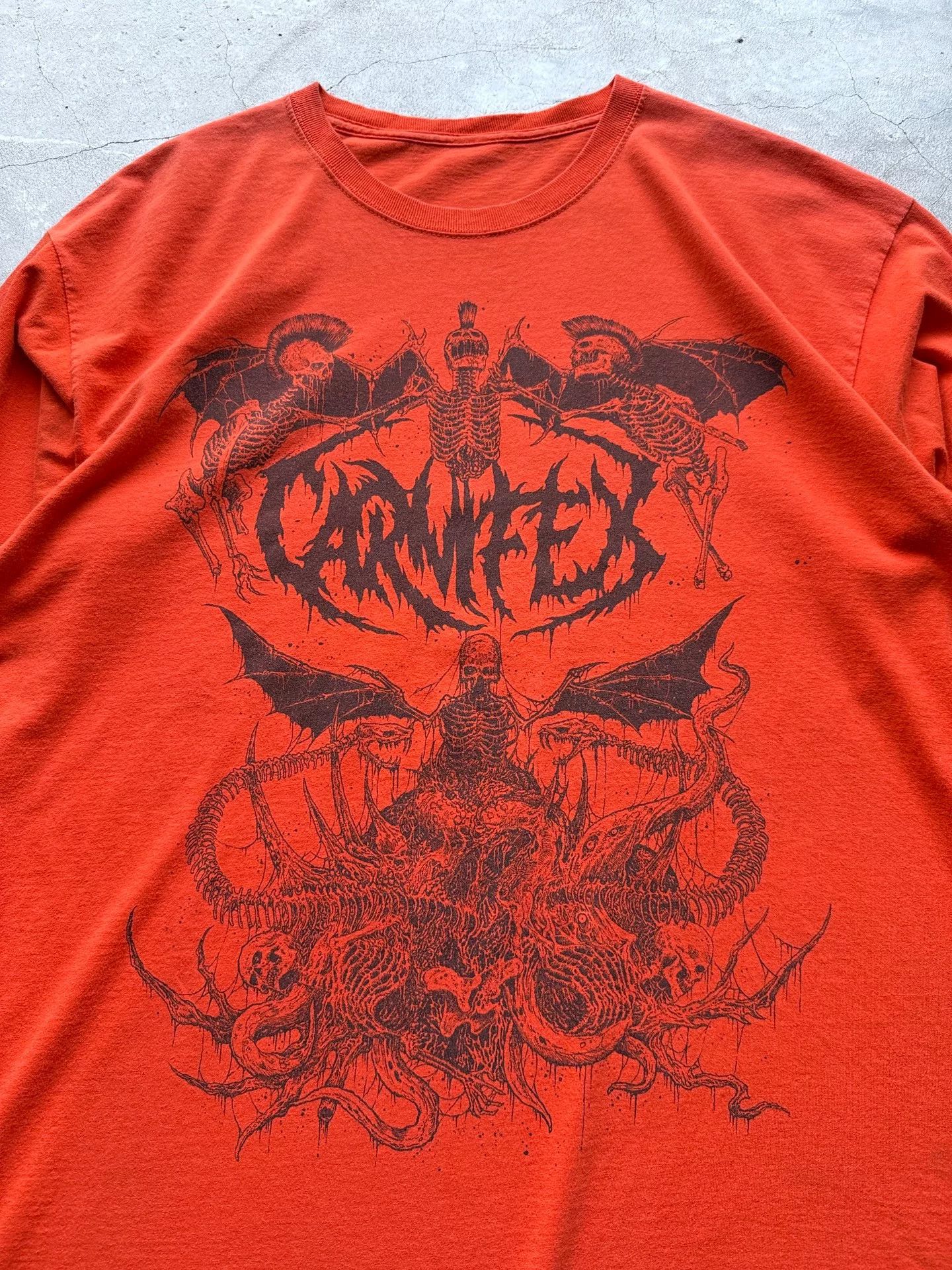 Vintage Vintage 00s Carnifex Band Tee Size US L / EU 52-54 / 3 - 4 Thumbnail
