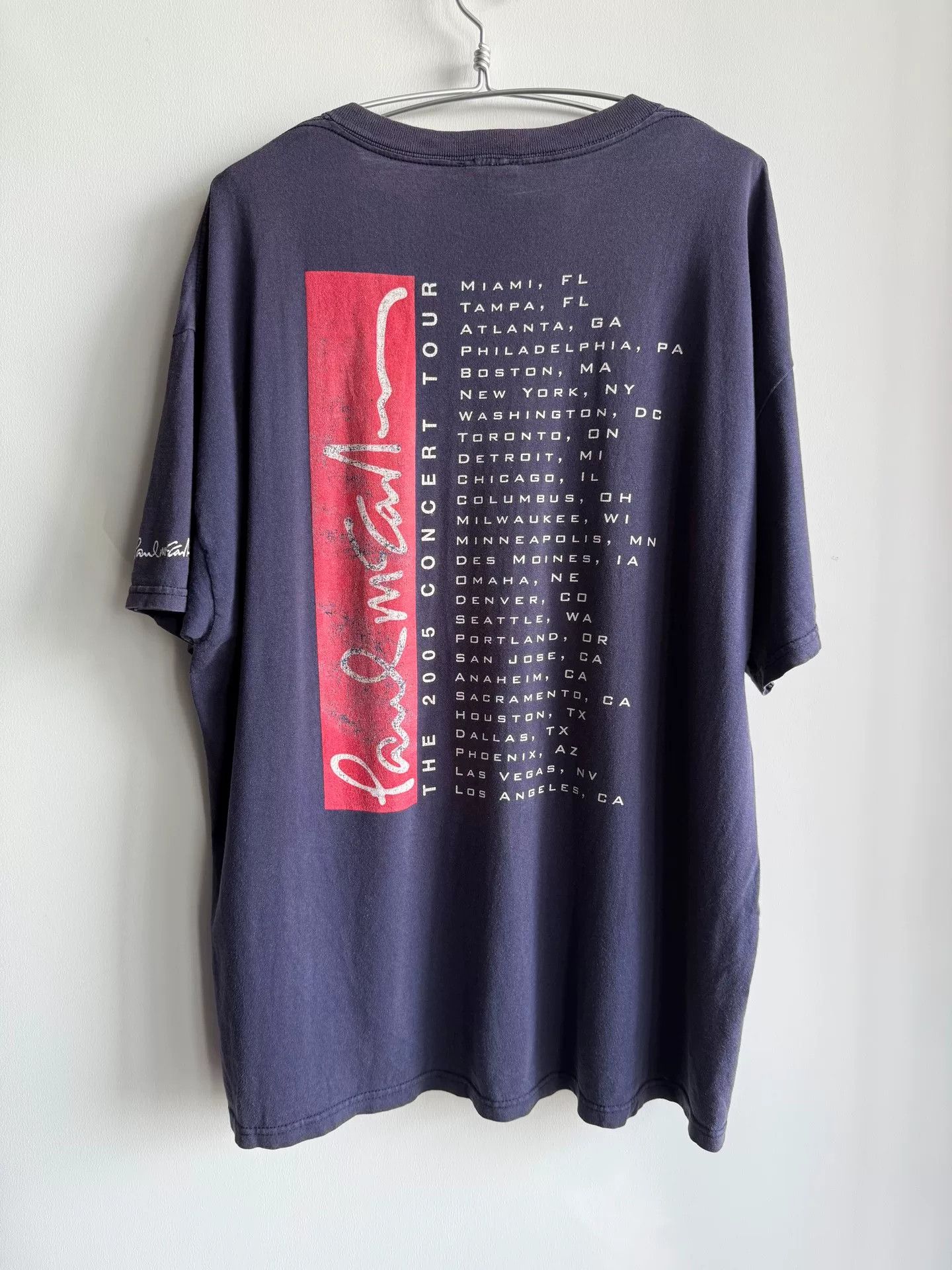Vintage Vintage 00s Paul McCartney Band Tee Size US XL / EU 56 / 4 - 9 Thumbnail