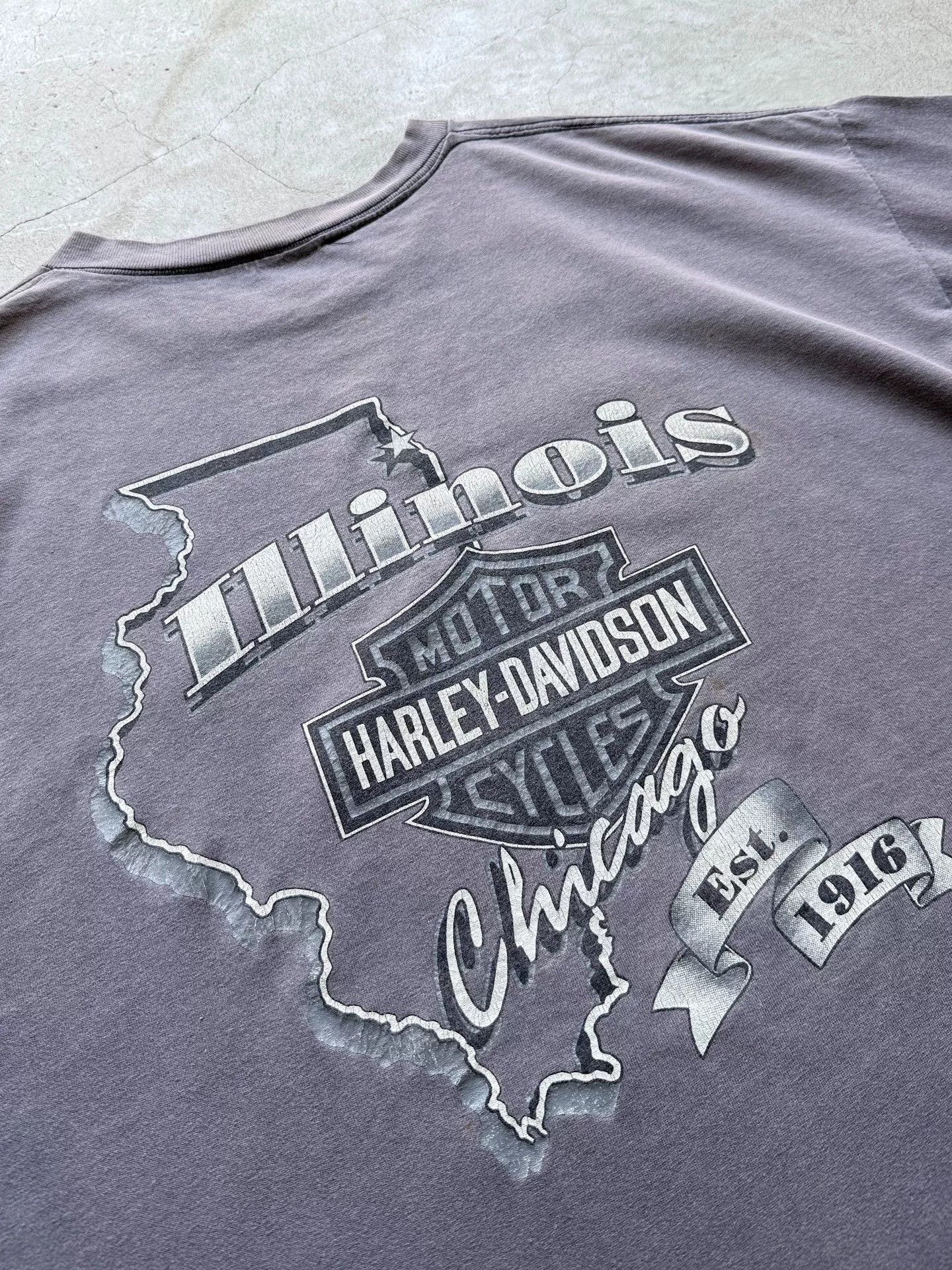 Vintage Vintage 90s Harley Davidson Choppers Tee Size US XL / EU 56 / 4 - 7 Thumbnail