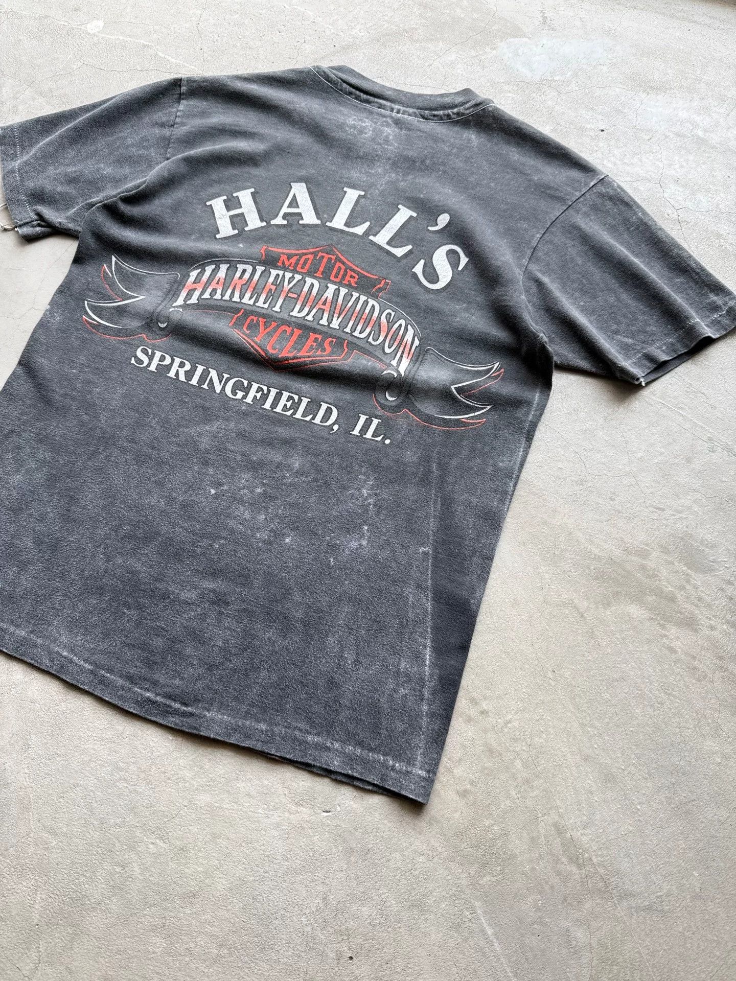 Vintage Vintage 80s Harley Davidson Springfield Tee Size US M / EU 48-50 / 2 - 7 Thumbnail