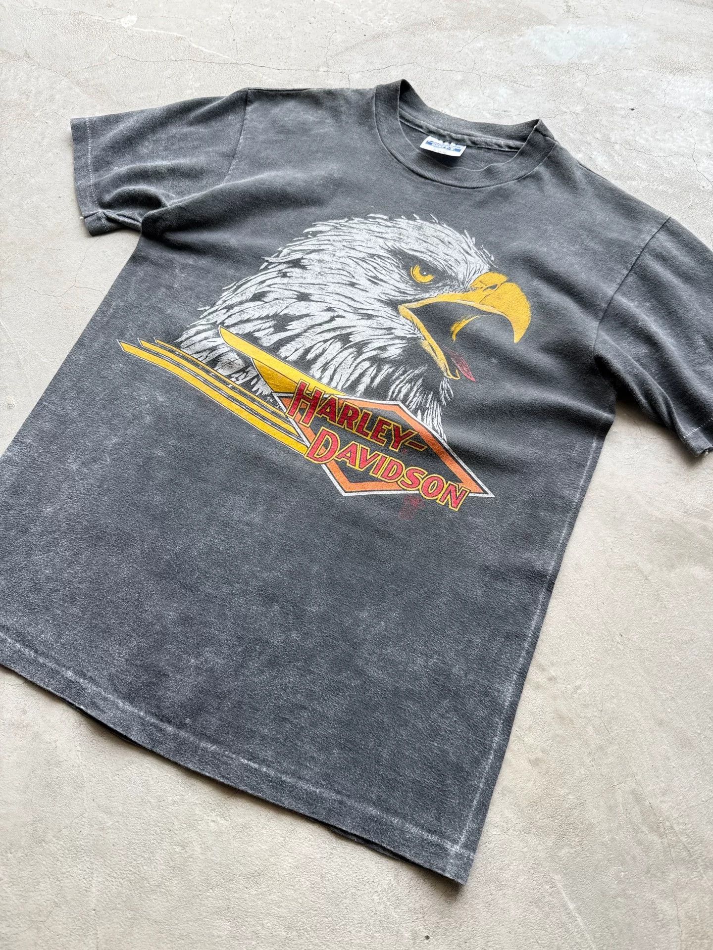 Vintage Vintage 80s Harley Davidson Springfield Tee Size US M / EU 48-50 / 2 - 2 Thumbnail