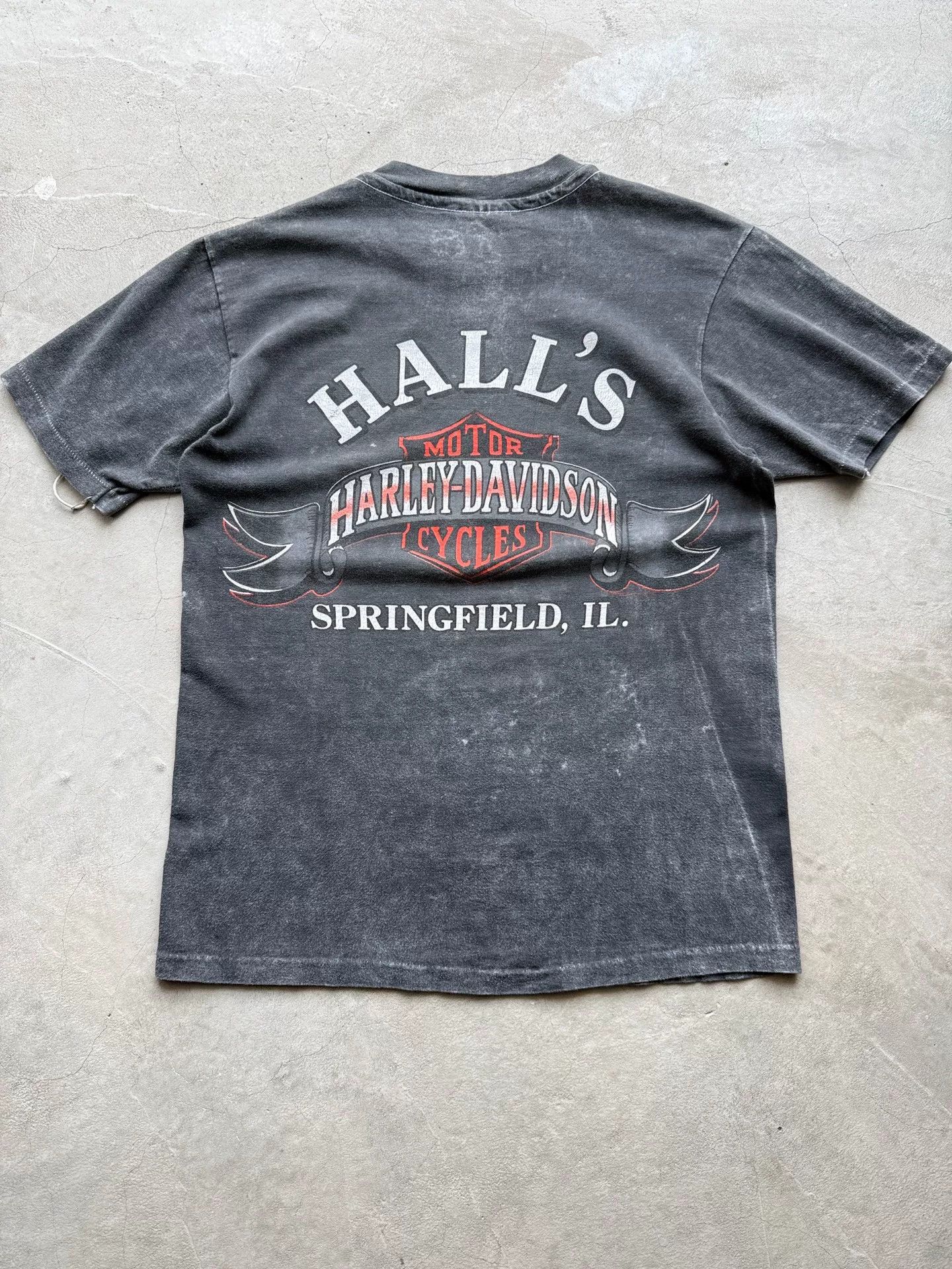 Vintage Vintage 80s Harley Davidson Springfield Tee Size US M / EU 48-50 / 2 - 6 Thumbnail