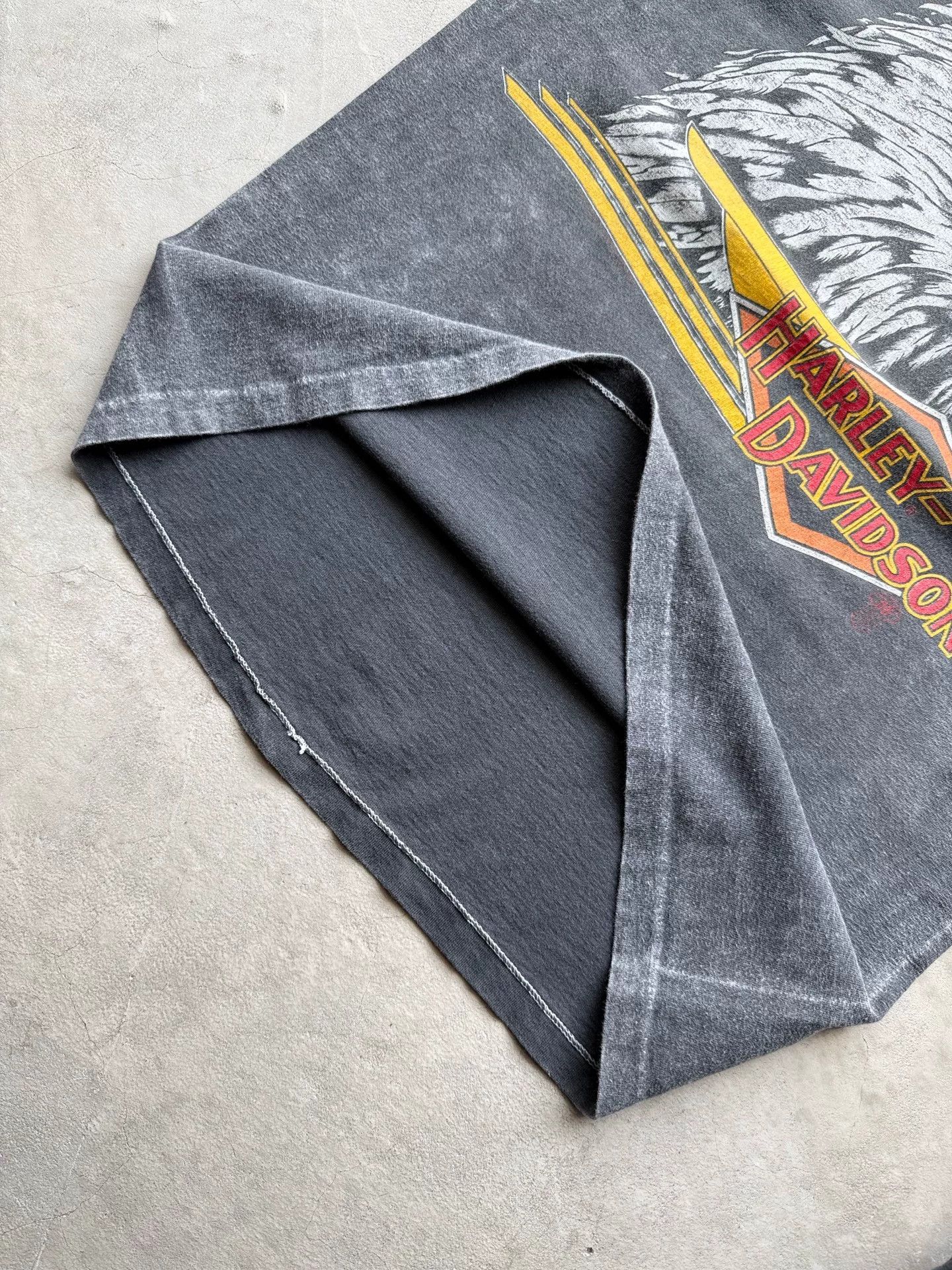 Vintage Vintage 80s Harley Davidson Springfield Tee Size US M / EU 48-50 / 2 - 4 Thumbnail