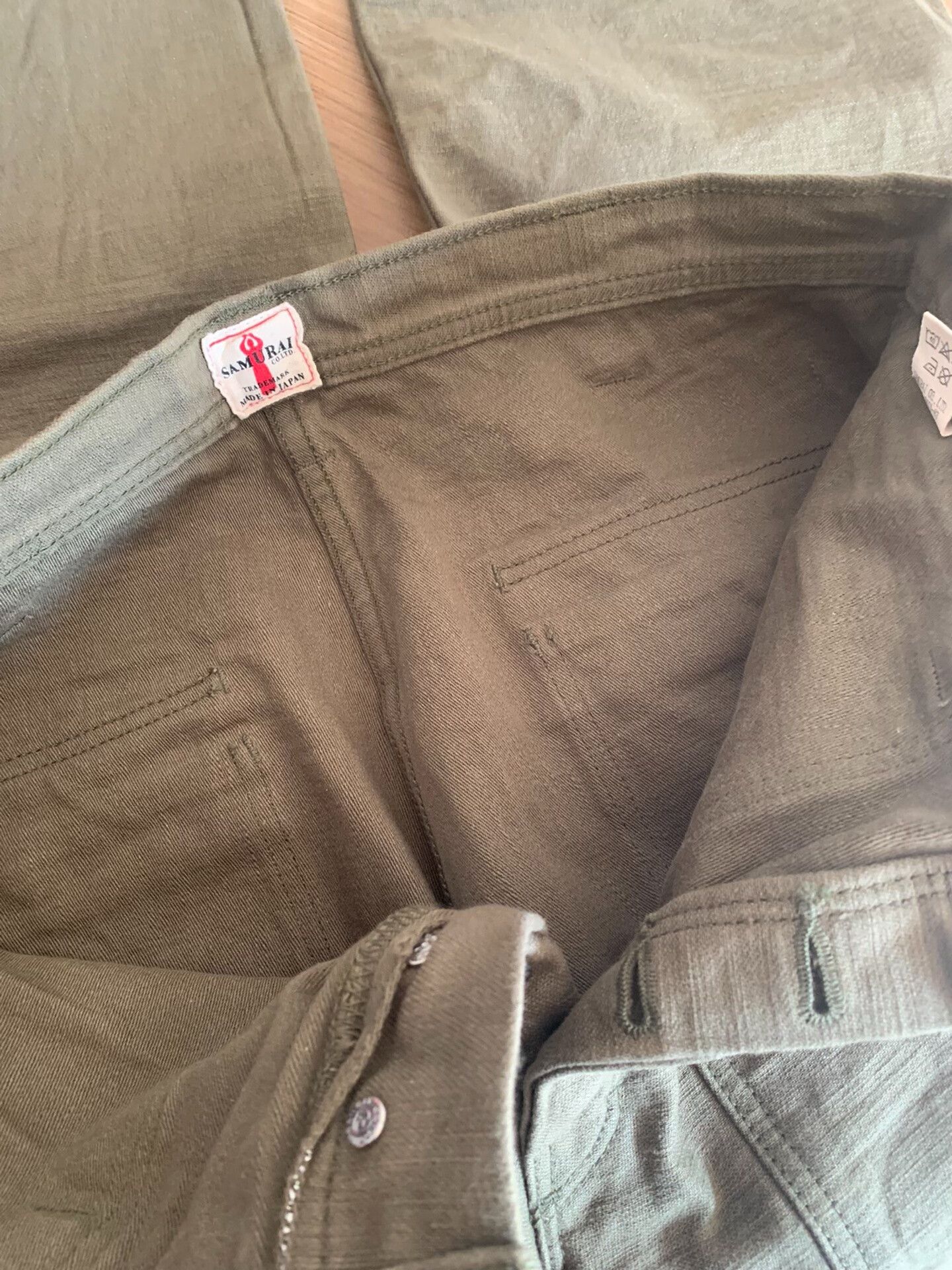 Samurai Jeans Samurai Jeans 52BPOG107 Olive Casual Pants Size US 35 - 4 Thumbnail