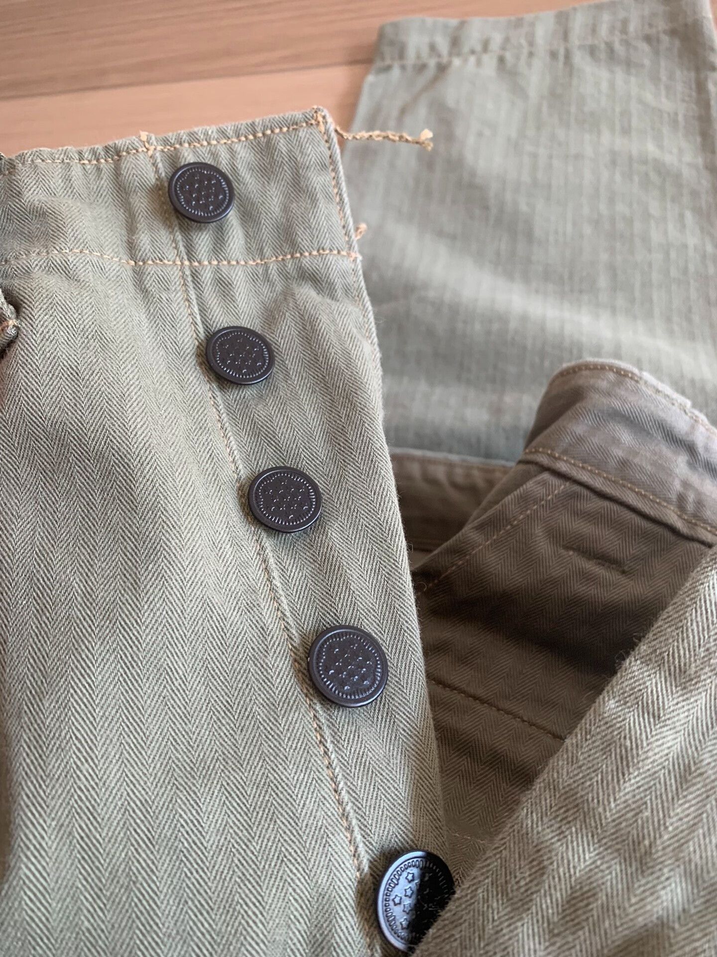 Freewheelers FREEWHEELERS Herringbone Heavyweight Military Pants Size US 32 / EU 48 - 5 Thumbnail